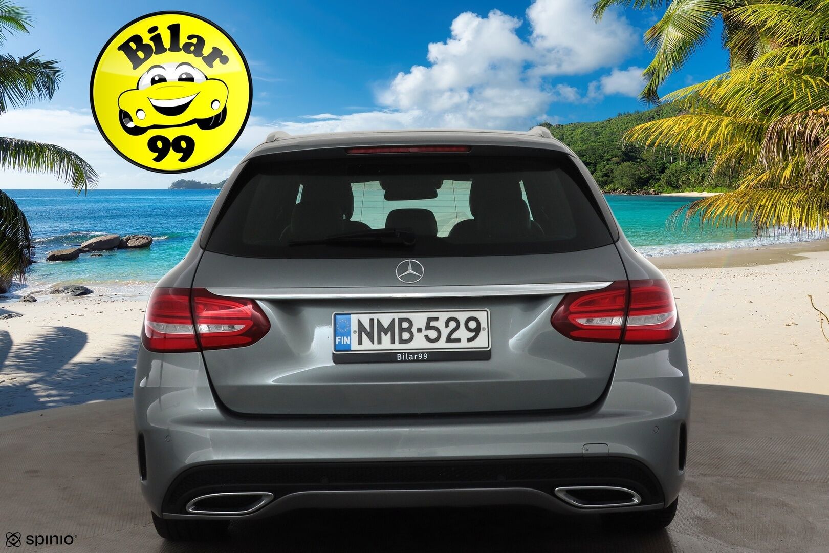 Mercedes-Benz C 2016 220 d 4Matic T A Premium Business * Panorama / HUD / Ilma-alusta / Koukku / ILS-LED / Sportnahat / P.kamera / Keyless * - Kahdet renkaat