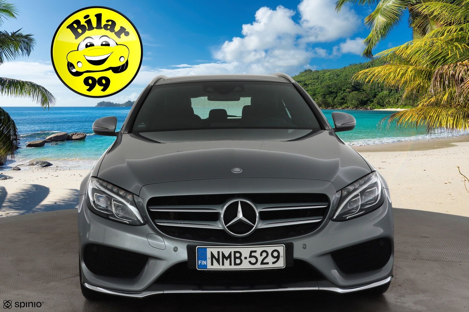 Mercedes-Benz C 2016 220 d 4Matic T A Premium Business * Panorama / HUD / Ilma-alusta / Koukku / ILS-LED / Sportnahat / P.kamera / Keyless * - Kahdet renkaat - HULLUT JOULUT KORKOTARJOUS 2,49% 