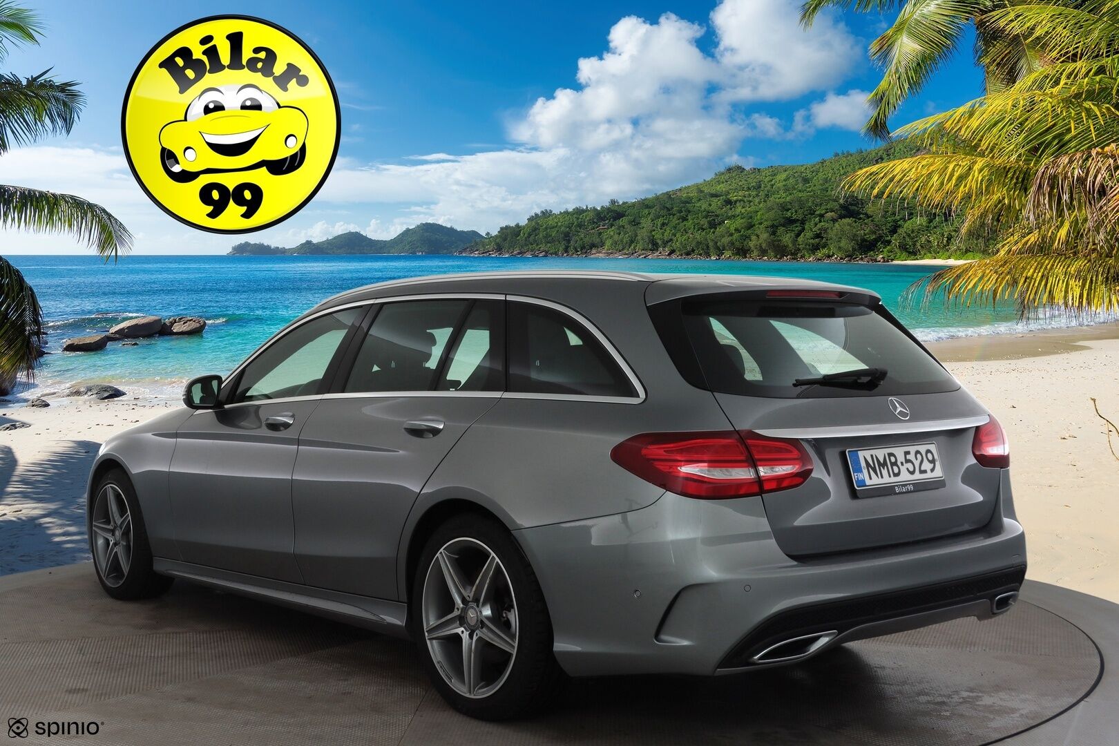 Mercedes-Benz C 2016 220 d 4Matic T A Premium Business * Panorama / HUD / Ilma-alusta / Koukku / ILS-LED / Sportnahat / P.kamera / Keyless * - Kahdet renkaat - HULLUT JOULUT KORKOTARJOUS 2,49% 