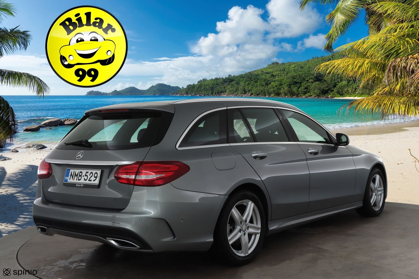 Mercedes-Benz C 2016 220 d 4Matic T A Premium Business * Panorama / HUD / Ilma-alusta / Koukku / ILS-LED / Sportnahat / P.kamera / Keyless * - Kahdet renkaat