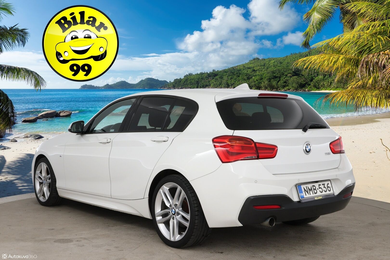 BMW 118 2017 1-sarja F20 Hatchback 118i A Business M Sport / Hifi / LED / P.kamera / Shadow Line - P.Tutkat / Ratinlämmitys / Kattoluukku / Navi