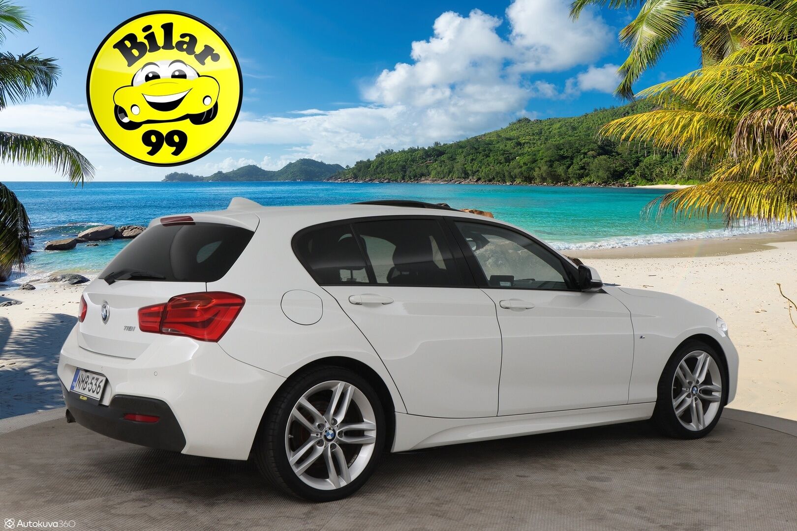 BMW 118 2017 1-sarja F20 Hatchback 118i A Business M Sport / Hifi / LED / P.kamera / Shadow Line - P.Tutkat / Ratinlämmitys / Kattoluukku / Navi