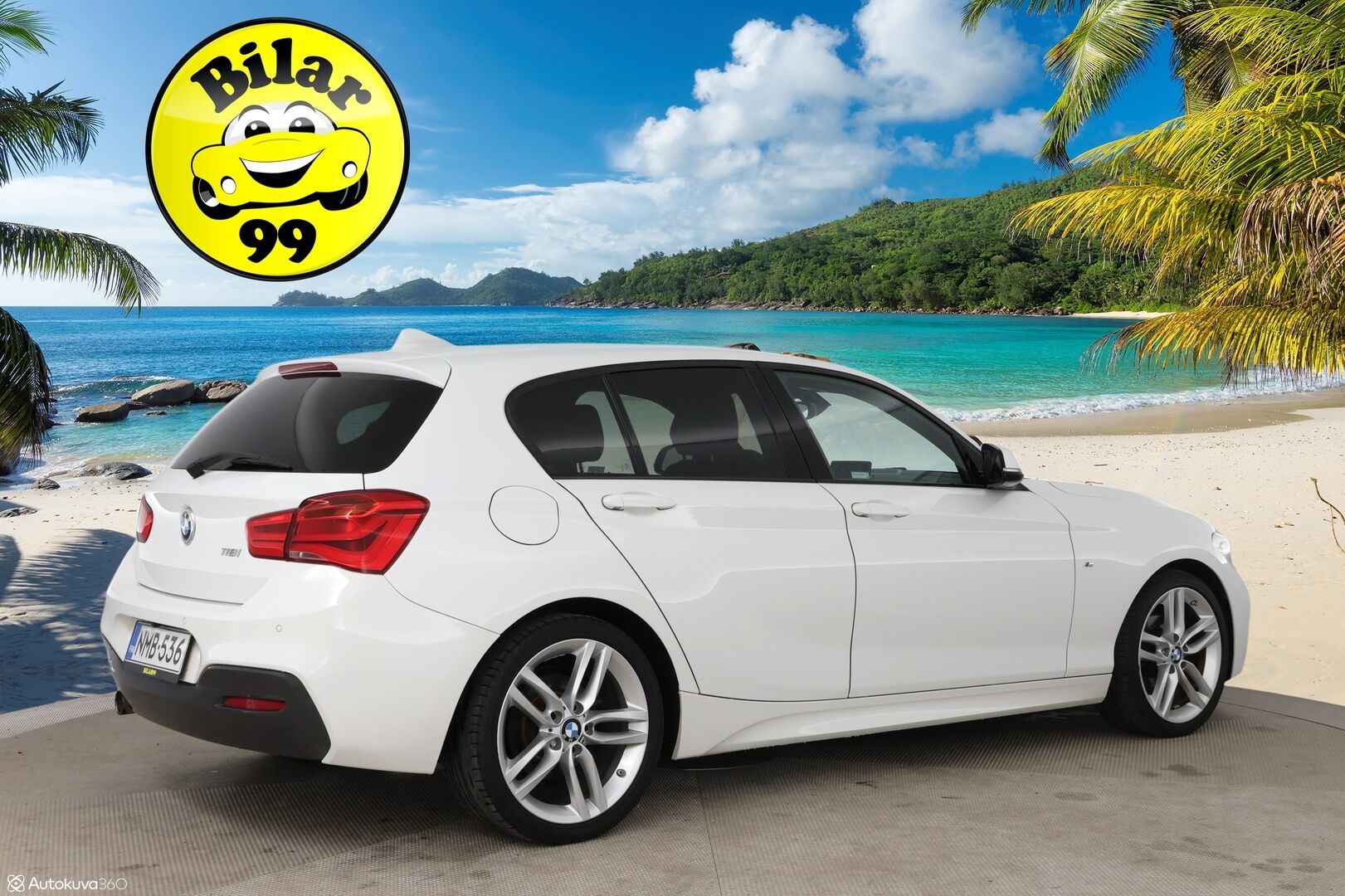 BMW 118 2017 1-sarja F20 Hatchback 118i A Business M Sport / Hifi / LED / P.kamera / Shadow Line - P.Tutkat / Ratinlämmitys / Kattoluukku / Navi
