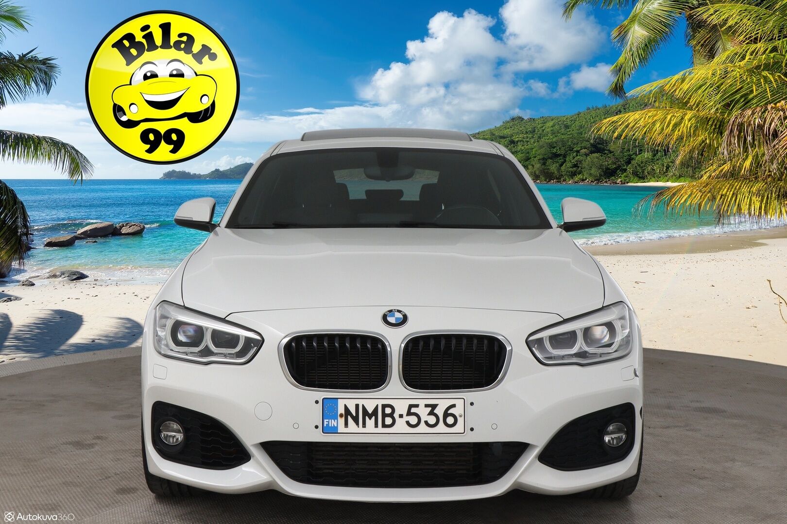 BMW 118 2017 1-sarja F20 Hatchback 118i A Business M Sport / Hifi / LED / P.kamera / Shadow Line - P.Tutkat / Ratinlämmitys / Kattoluukku / Navi