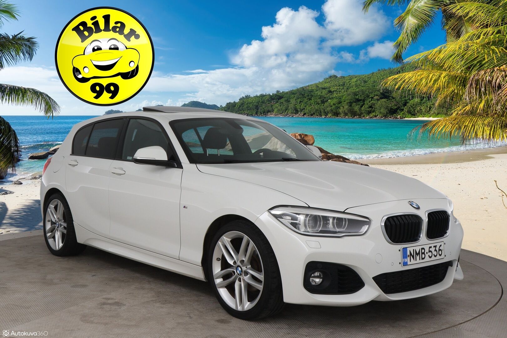 BMW 118 2017 1-sarja F20 Hatchback 118i A Business M Sport / Hifi / LED / P.kamera / Shadow Line - P.Tutkat / Ratinlämmitys / Kattoluukku / Navi