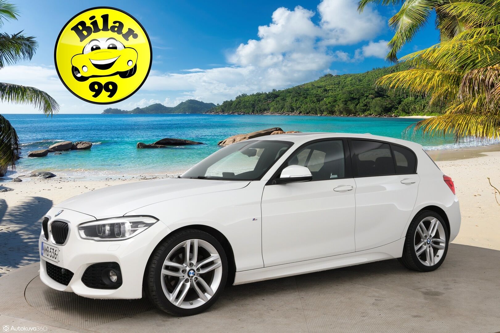 BMW 118 2017 1-sarja F20 Hatchback 118i A Business M Sport / Hifi / LED / P.kamera / Shadow Line - P.Tutkat / Ratinlämmitys / Kattoluukku / Navi