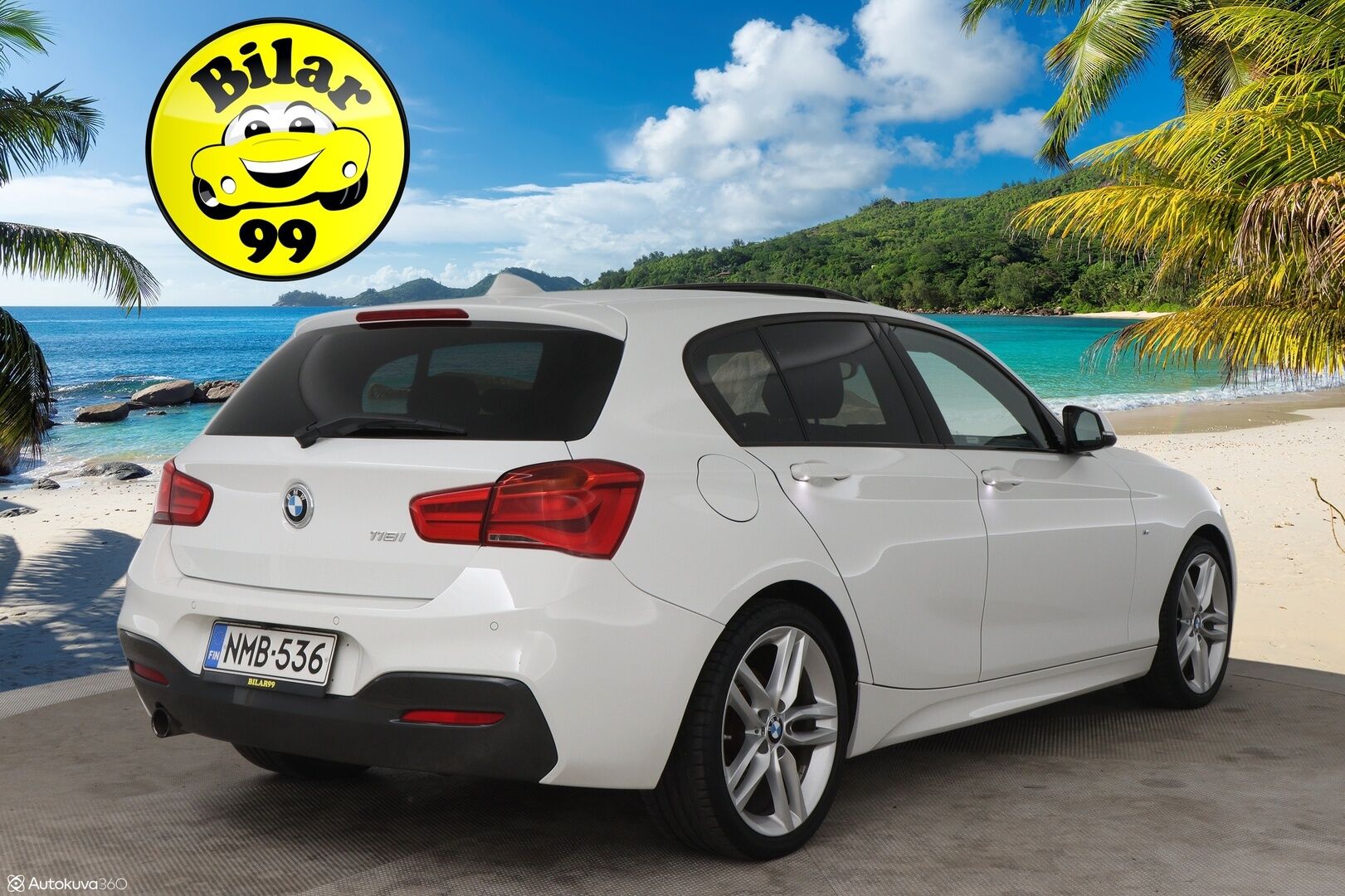 BMW 118 2017 1-sarja F20 Hatchback 118i A Business M Sport / Hifi / LED / P.kamera / Shadow Line - P.Tutkat / Ratinlämmitys / Kattoluukku / Navi