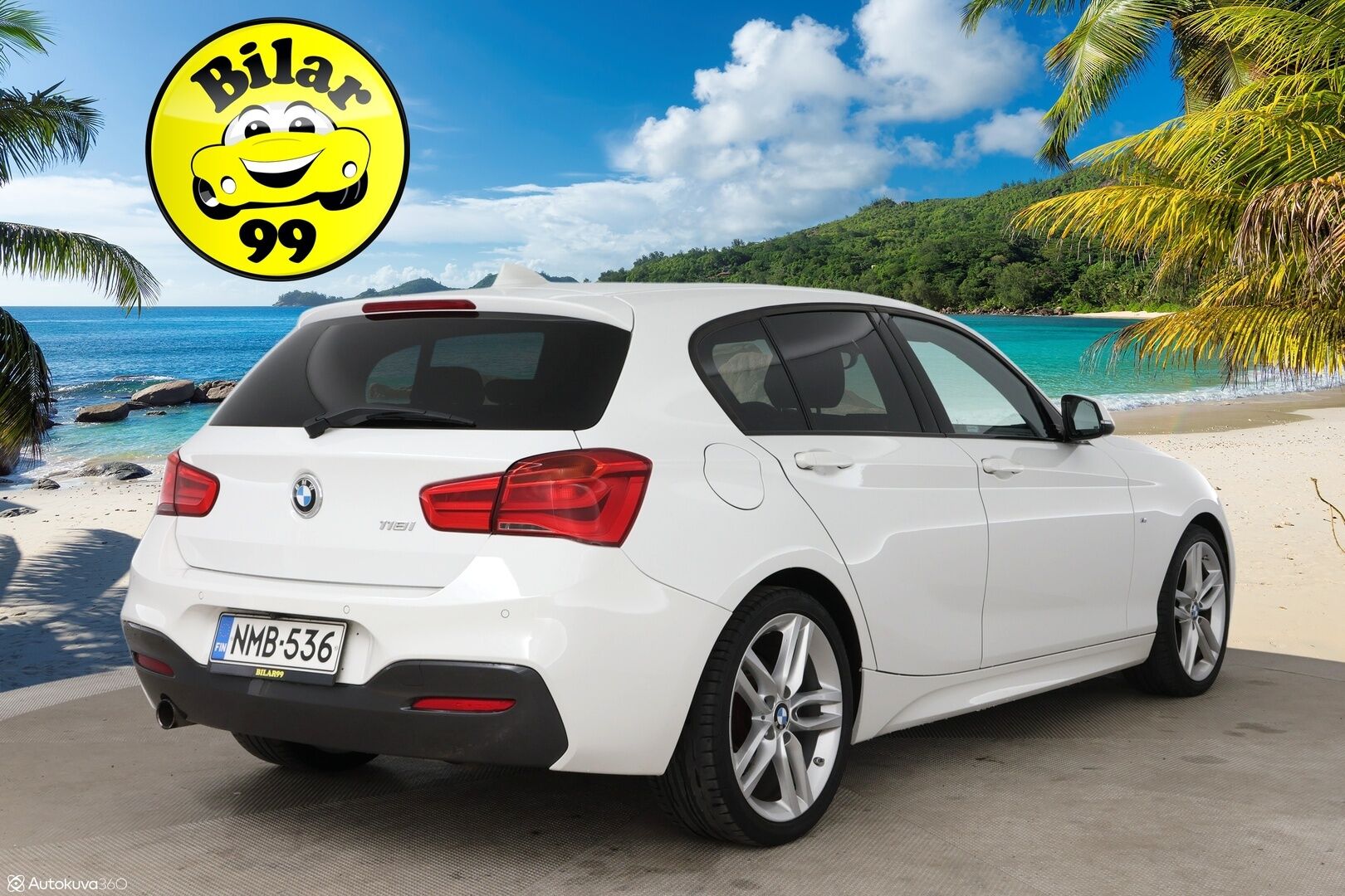 BMW 118 2017 1-sarja F20 Hatchback 118i A Business M Sport / Hifi / LED / P.kamera / Shadow Line - P.Tutkat / Ratinlämmitys / Kattoluukku / Navi