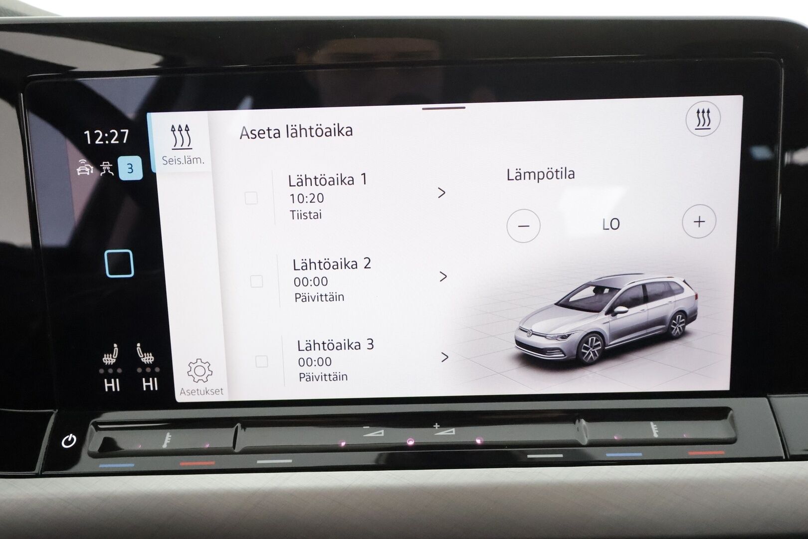 Volkswagen Golf 2021 Variant 1,0 eTSI (MHEV) 81 kW DSG * ACC / P.tutkat / Webasto / LED / Navi / Koukku / Digimittaristo * - 1.Om Suomi-auto / Kahdet renkaat aluvanteilla - Osta nyt, maksa vasta ensi vuonna