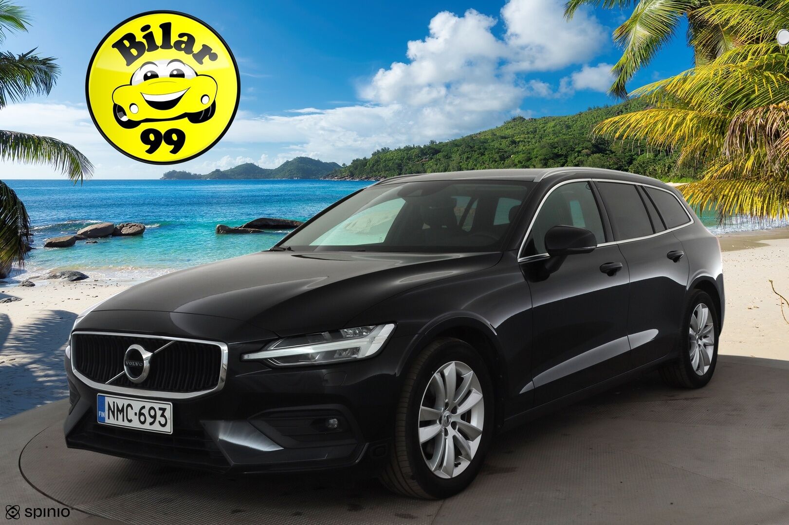 Volvo V60 2021 B4 D-MHEV Business aut * Webasto / ACC / LED / P.tutka / Navi / Kaistavahti / Keyless * - 1-om Suomi-auto / Kahdet renkaat aluvanteilla / Merkkihuollot