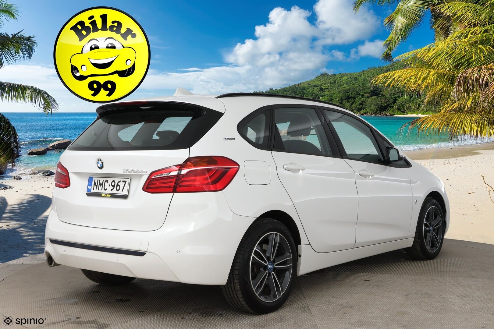 BMW 225 2018 iPerformance 4ov / LED / Keyless Go / Merkkihuollettu / Sähköluukku / 2x Hyvät renkaat! - 10/25 Merkkihuollettu! 2x Hyväkuntoiset renkaat BMW vantein!