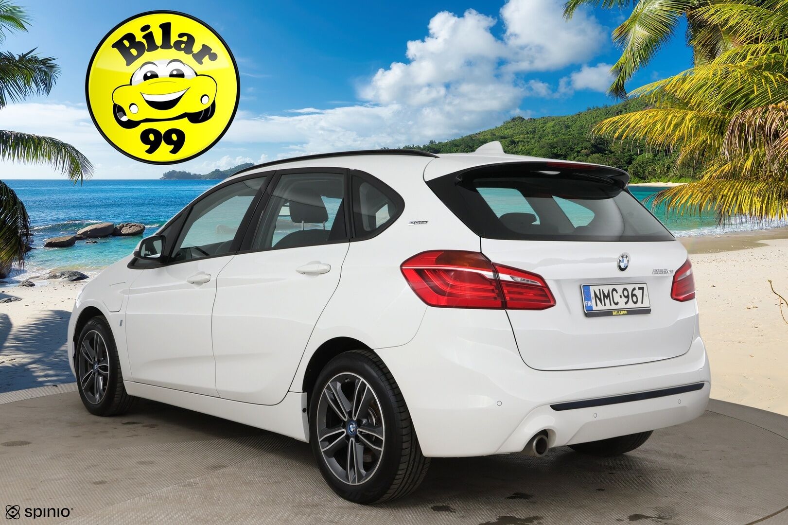 BMW 225 2018 iPerformance 4ov / LED / Keyless Go / Merkkihuollettu / Sähköluukku / 2x Hyvät renkaat! - 10/25 Merkkihuollettu! 2x Hyväkuntoiset renkaat BMW vantein!