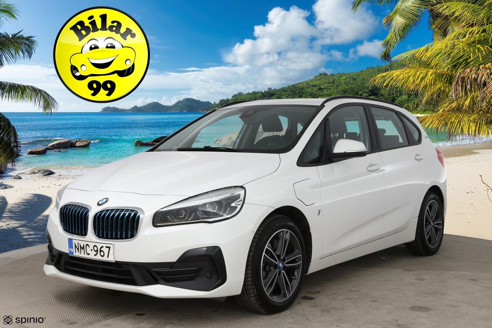 BMW 225 2018 iPerformance 4ov / LED / Keyless Go / Merkkihuollettu / Sähköluukku / 2x Hyvät renkaat! - 10/25 Merkkihuollettu! 2x Hyväkuntoiset renkaat BMW vantein!