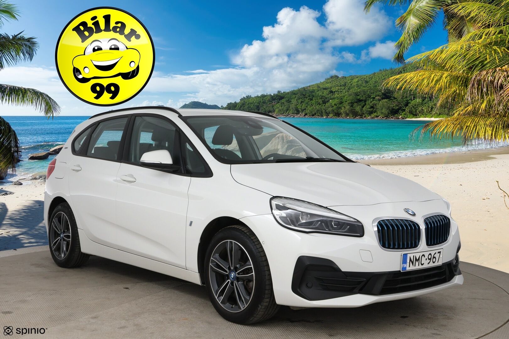 BMW 225 2018 iPerformance 4ov / LED / Keyless Go / Merkkihuollettu / Sähköluukku / 2x Hyvät renkaat! - 10/25 Merkkihuollettu! 2x Hyväkuntoiset renkaat BMW vantein!