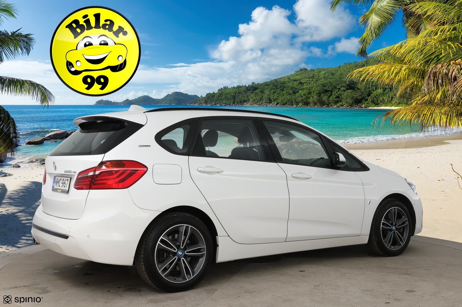 BMW 225 2018 iPerformance 4ov / LED / Keyless Go / Merkkihuollettu / Sähköluukku / 2x Hyvät renkaat! - 10/25 Merkkihuollettu! 2x Hyväkuntoiset renkaat BMW vantein!