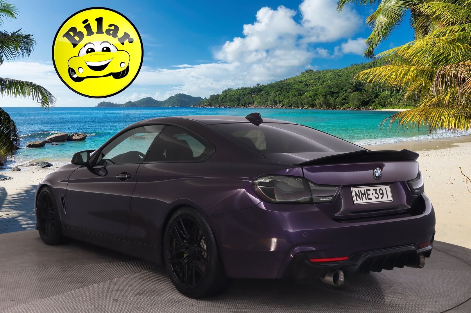 BMW 430 2016 430d xDrive Coupé (AD) 2ov 2993cm3 A - Midnight purple | M-Sport Look | Prof.Navi | Applecarplay | Hifit | Sportti nahat muistilla | P.tutkat | Maxton