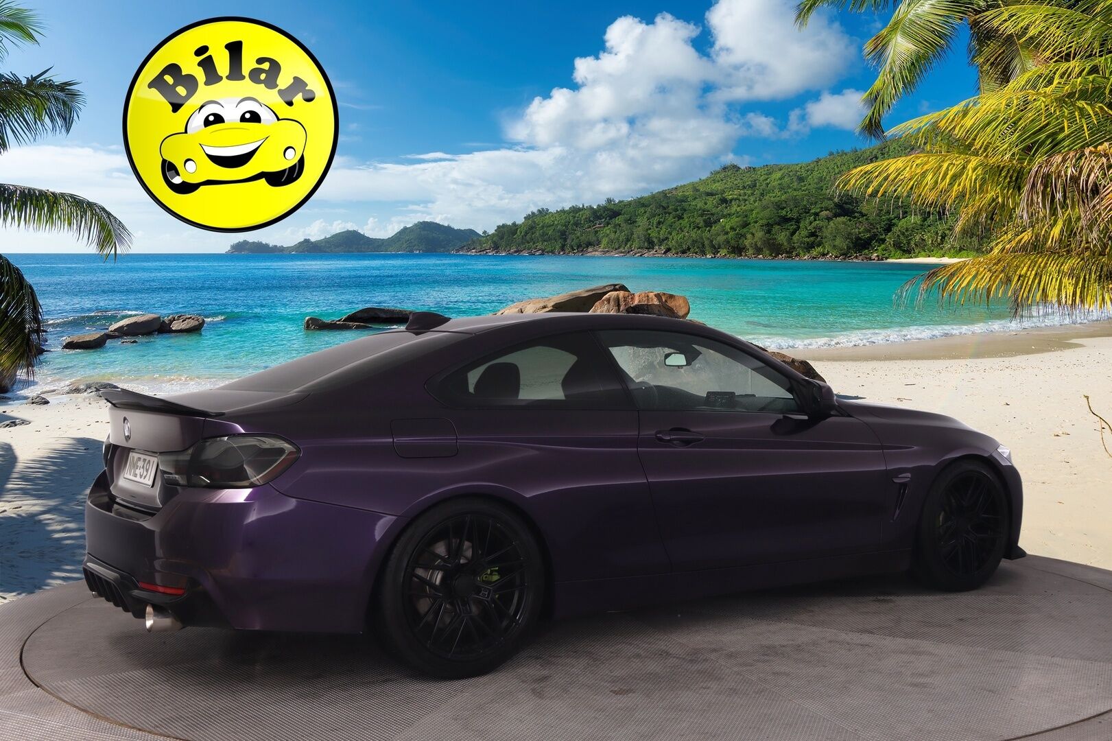 BMW 430 2016 430d xDrive Coupé (AD) 2ov 2993cm3 A - Midnight purple | M-Sport Look | Prof.Navi | Applecarplay | Hifit | Sportti nahat muistilla | P.tutkat | Maxton