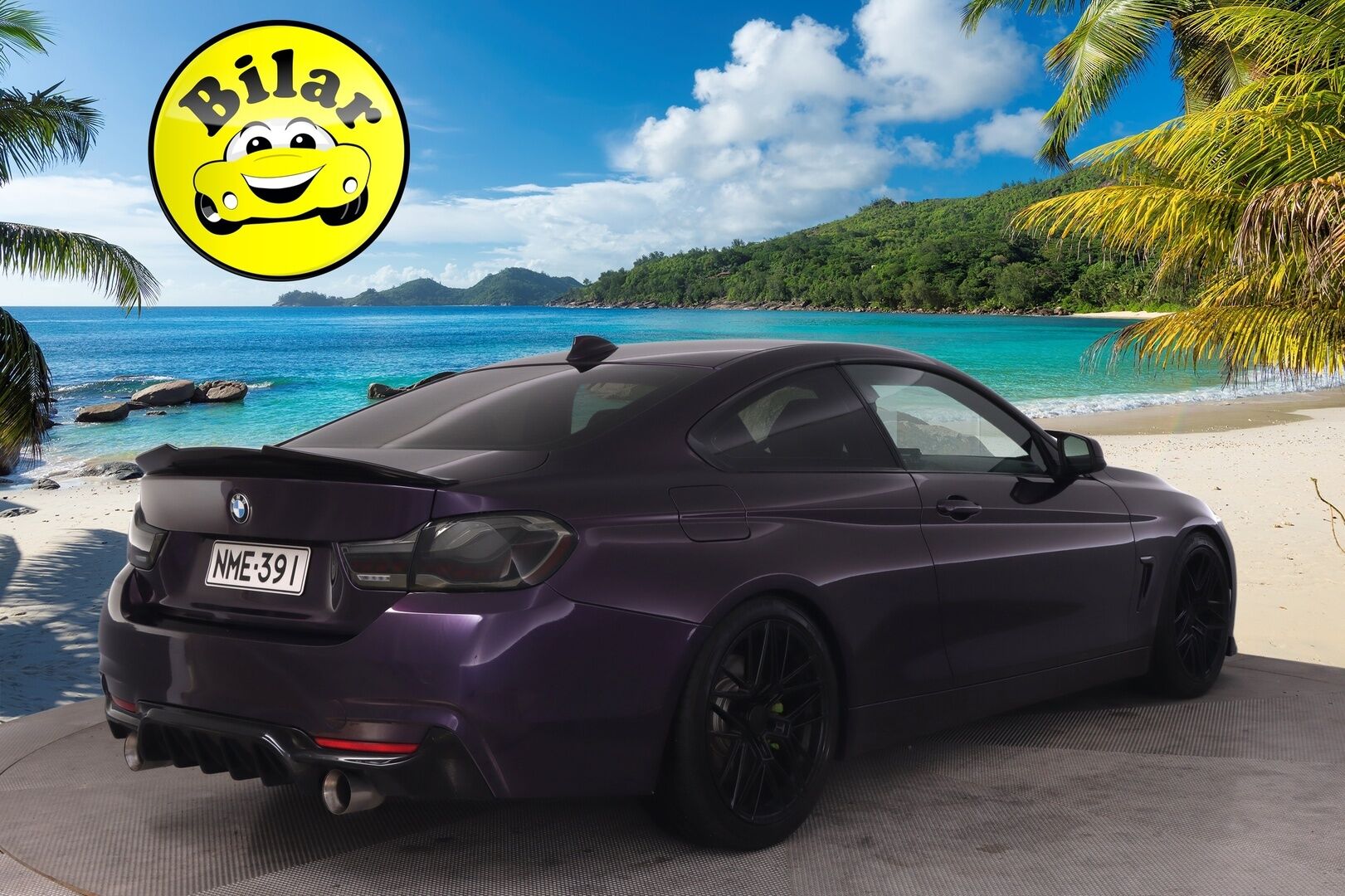 BMW 430 2016 430d xDrive Coupé (AD) 2ov 2993cm3 A - Midnight purple | M-Sport Look | Prof.Navi | Applecarplay | Hifit | Sportti nahat muistilla | P.tutkat | Maxton