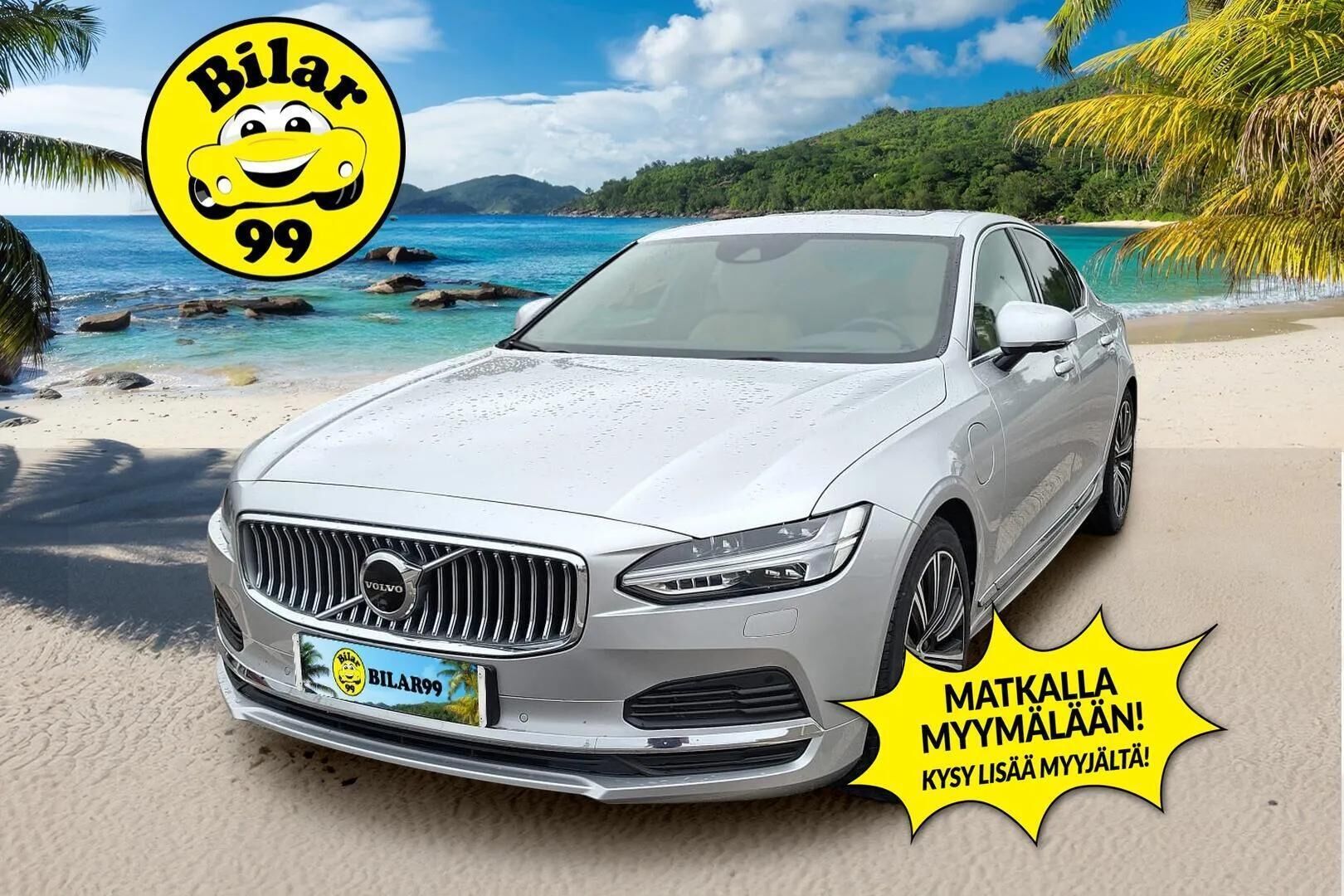 Volvo S90 2021 T8 TwE AWD Business Inscription aut - | B&W | ACC | HUD | Ilmastoidut Penkit | Koukku | Panoraama | 360 kamera | Konjakkinahat | 