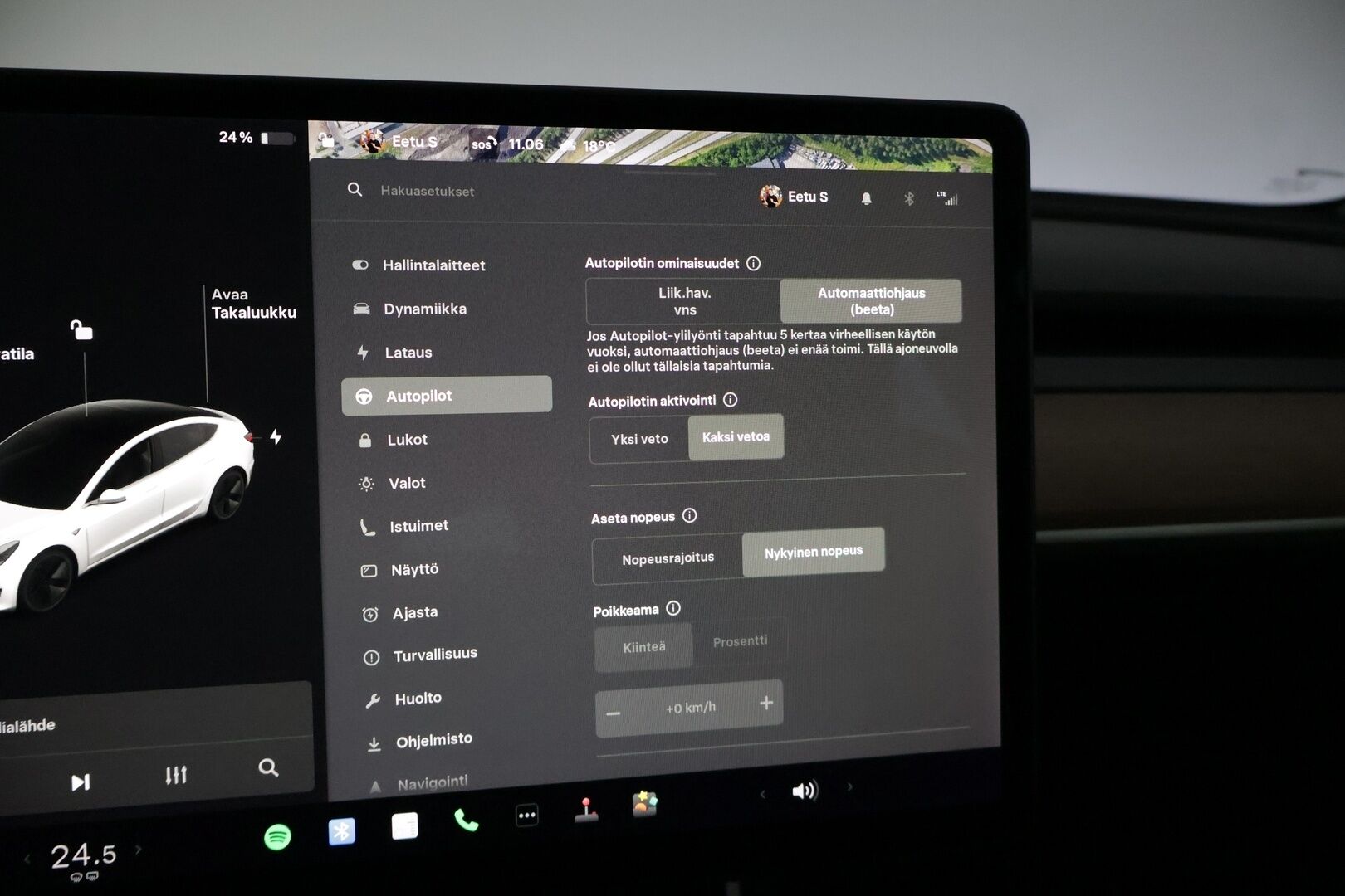 Tesla Model 3 2020 Standard Range Plus * Lasikatto / P-Kamera / Premium audio * - 2x Vanteet & Renkaat / Siisti!