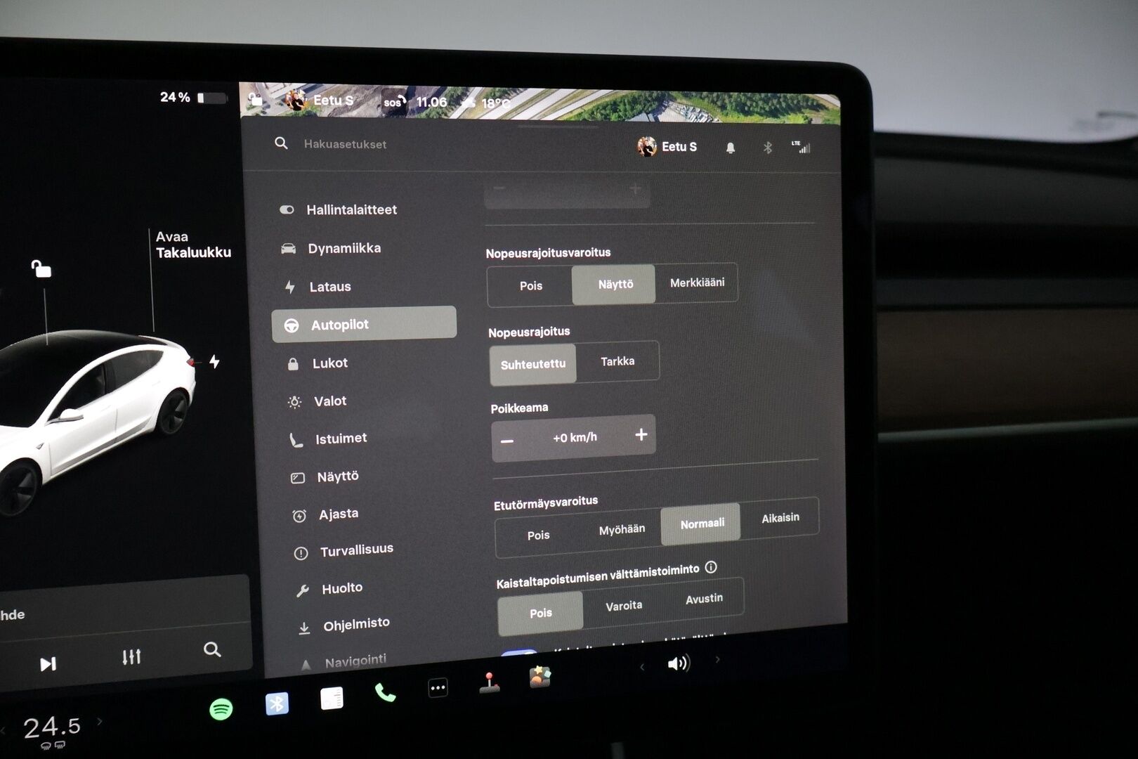 Tesla Model 3 2020 Standard Range Plus * Lasikatto / P-Kamera / Premium audio * - 2x Vanteet & Renkaat / Siisti!