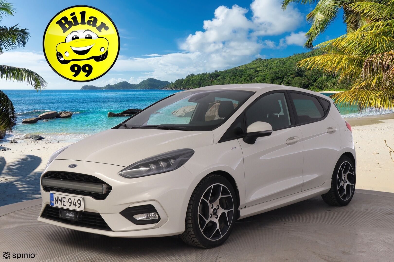 Ford Fiesta 2021 1,0 EcoBoost (mHEV) 155hv M6 ST-Line 5-ov. *Bang&Olufsen / Lämpölasi / Lämpöratti / Parkkitutka / Vakkari / Puolinahat* - Kahdet merkkirenkaat / Huippuvarusteet / Kunnon lisävalot!