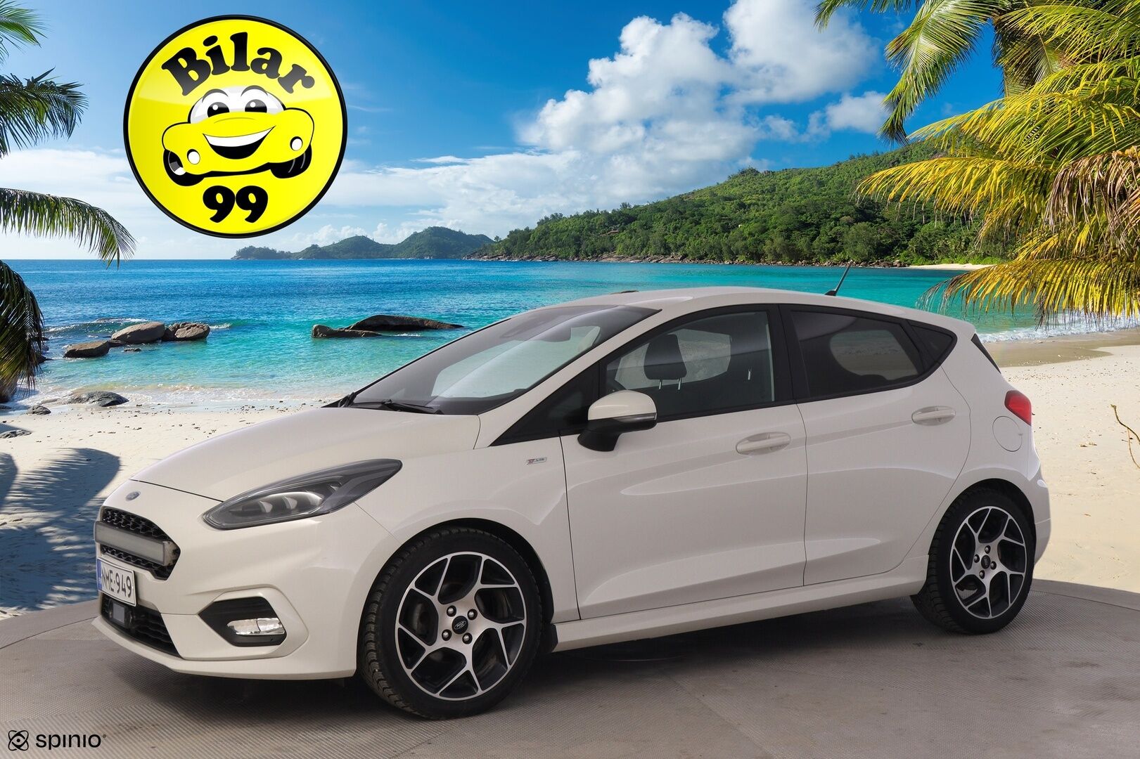 Ford Fiesta 2021 1,0 EcoBoost (mHEV) 155hv M6 ST-Line 5-ov. *Bang&Olufsen / Lämpölasi / Lämpöratti / Parkkitutka / Vakkari / Puolinahat* - Kahdet merkkirenkaat / Huippuvarusteet / Kunnon lisävalot!