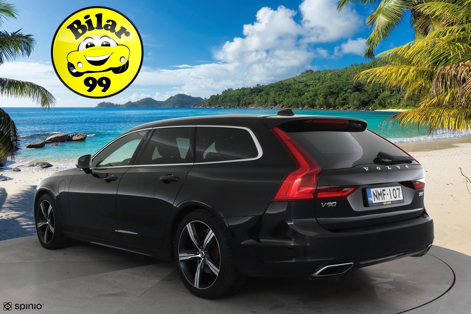 Volvo V90 2019 T8 AWD R-Design aut **Webasto / ACC / Full-LED / P.Tutkat / Sporttipenkit / Navi / Kaistavahti** - 3,99 % KORKOTARJOUS TÄHÄN AUTOON 21.9. ASTI! - 2x Latauskaapelit