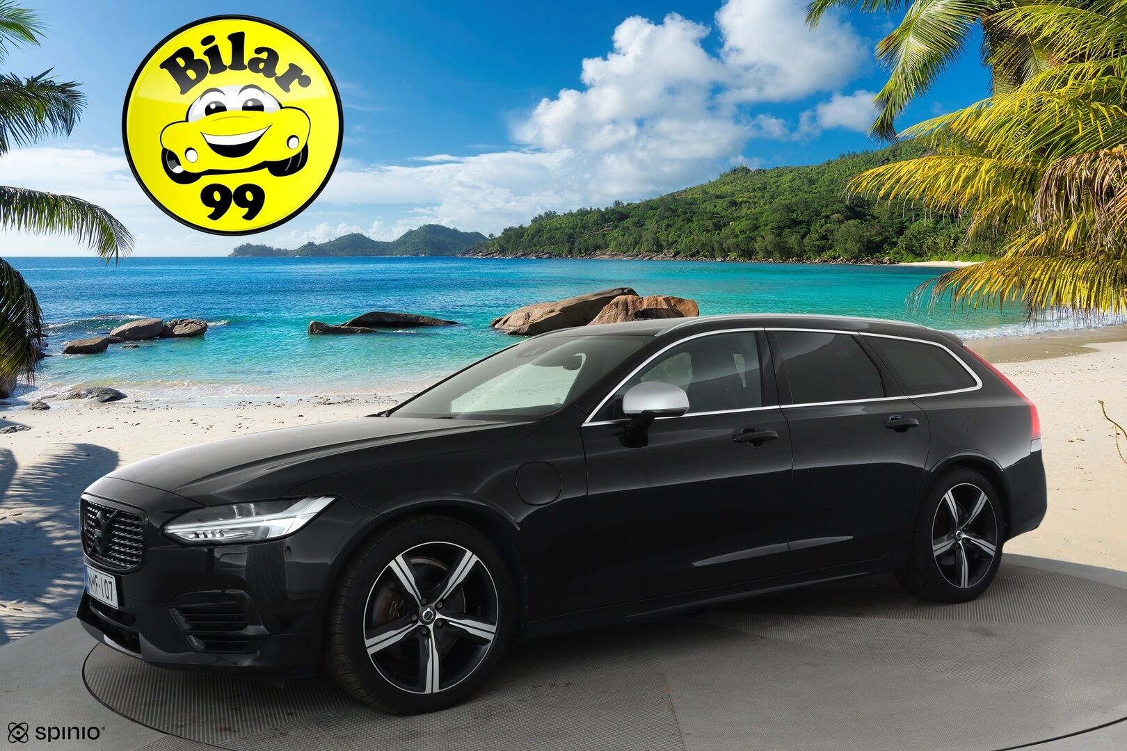 Volvo V90 2019 T8 AWD R-Design aut **Webasto / ACC / Full-LED / P.Tutkat / Sporttipenkit / Navi / Kaistavahti** - 3,99 % KORKOTARJOUS TÄHÄN AUTOON 21.9. ASTI! - 2x Latauskaapelit