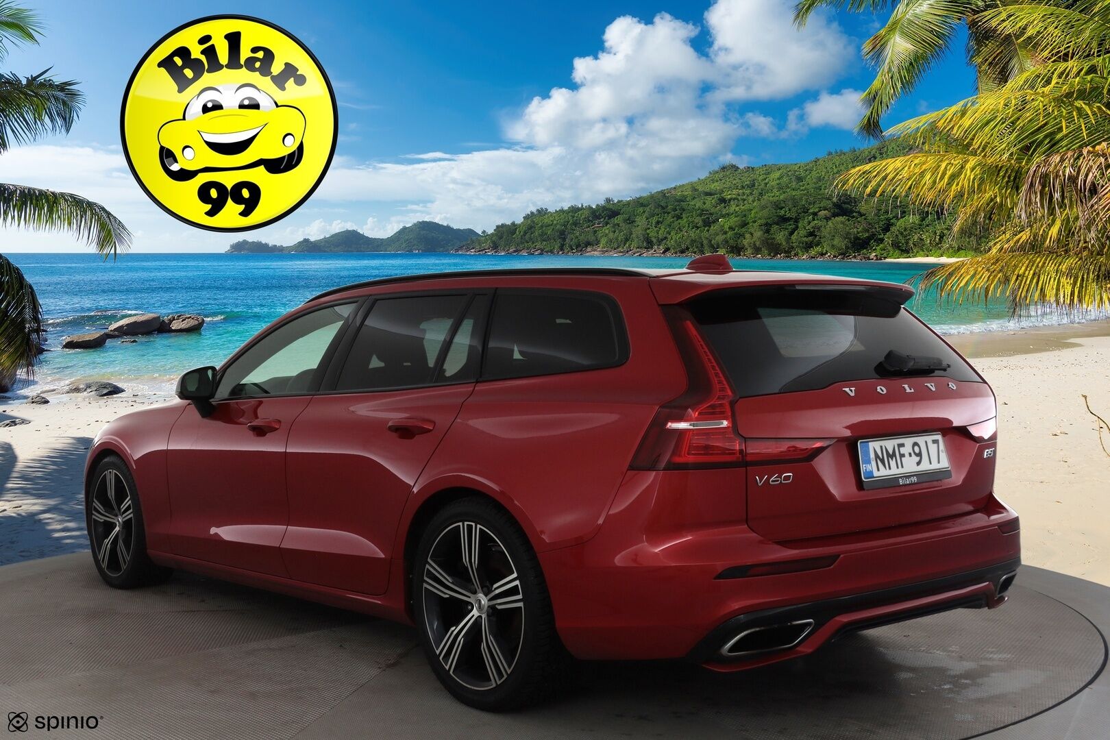 Volvo V60 2021 B5 AWD MHEV Business R-Design aut * ACC / P.kamera / Full LED / H&K / Webasto / Koukku / Muistipenkki / BLIS / KeylessGo * - Suomi-auto / Merkkihuollettu - HULLU BLACKWEEK KORKOTARJOUS 2,49%