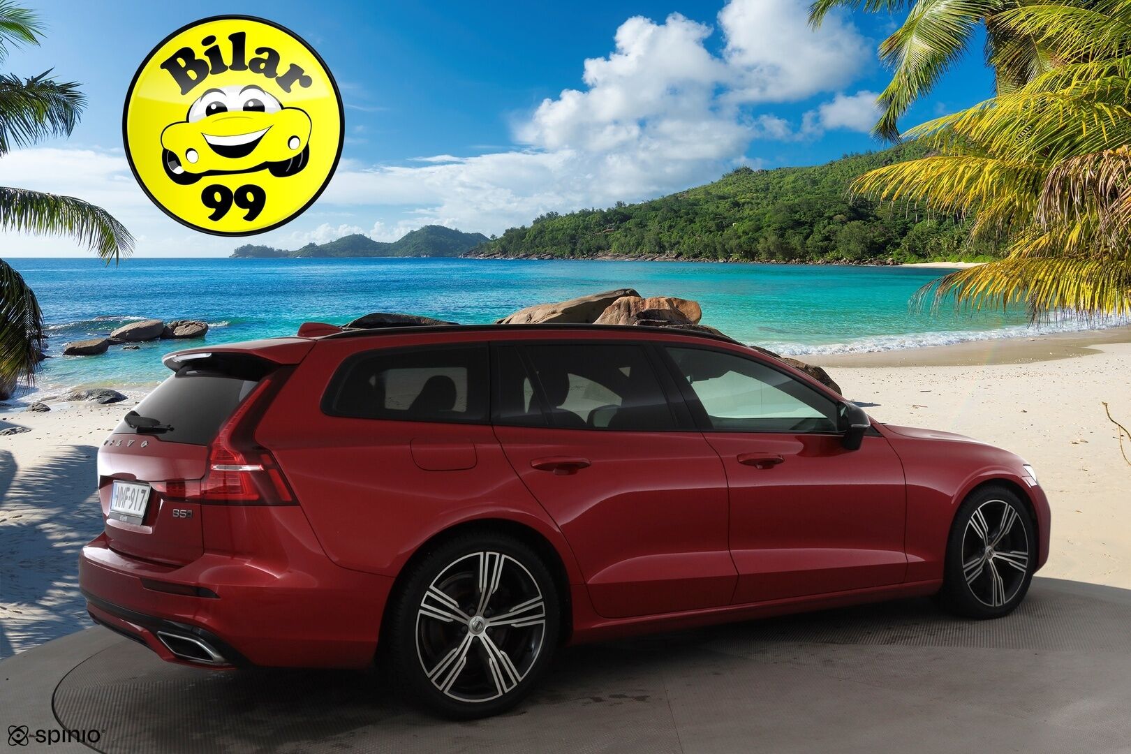 Volvo V60 2021 B5 AWD MHEV Business R-Design aut * ACC / P.kamera / Full LED / H&K / Webasto / Koukku / Muistipenkki / BLIS / KeylessGo * - Suomi-auto / Merkkihuollettu - HULLU BLACKWEEK KORKOTARJOUS 2,49%