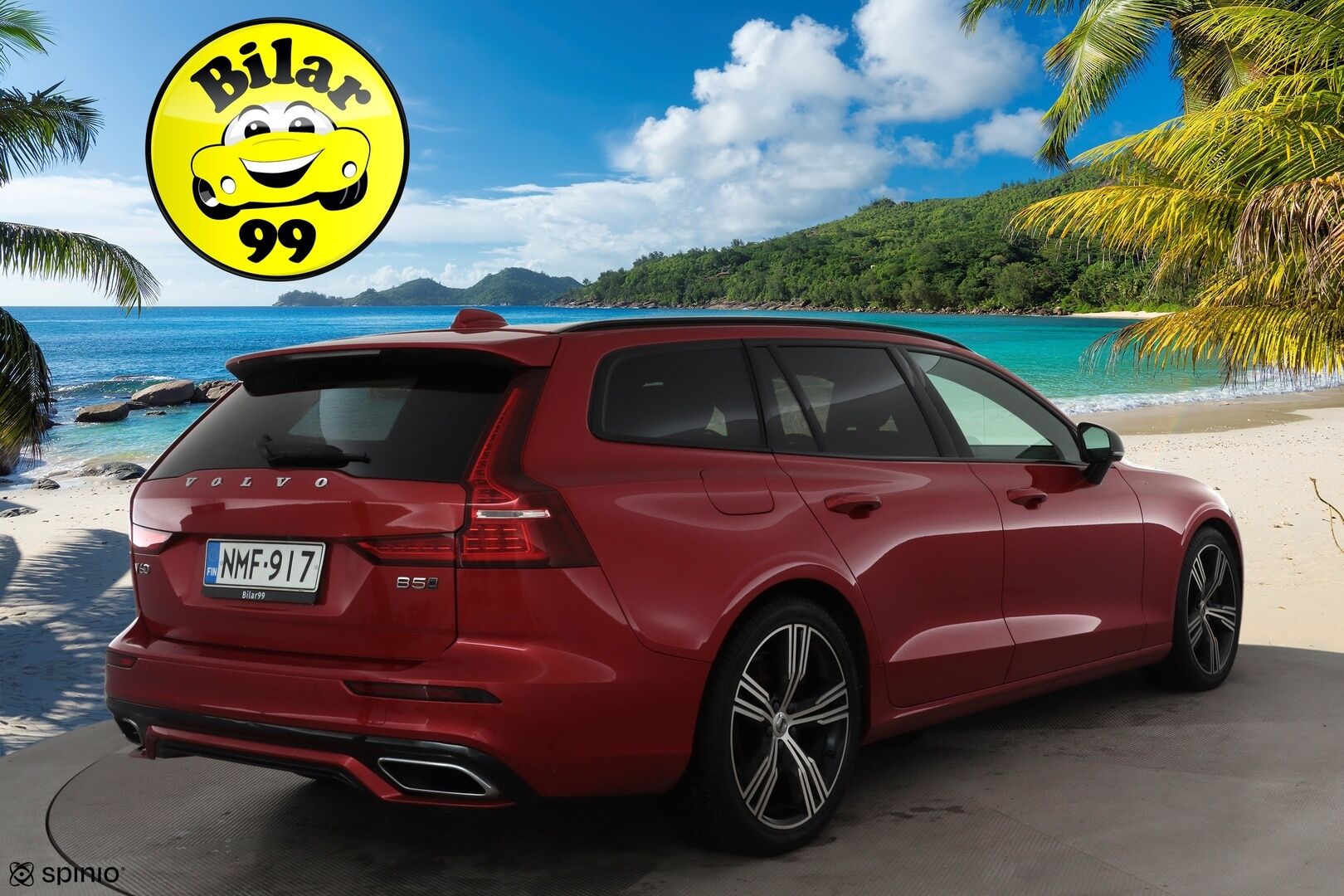 Volvo V60 2021 B5 AWD MHEV Business R-Design aut * ACC / P.kamera / Full LED / H&K / Webasto / Koukku / Muistipenkki / BLIS / KeylessGo * - Suomi-auto / Merkkihuollettu - HULLU BLACKWEEK KORKOTARJOUS 2,49%