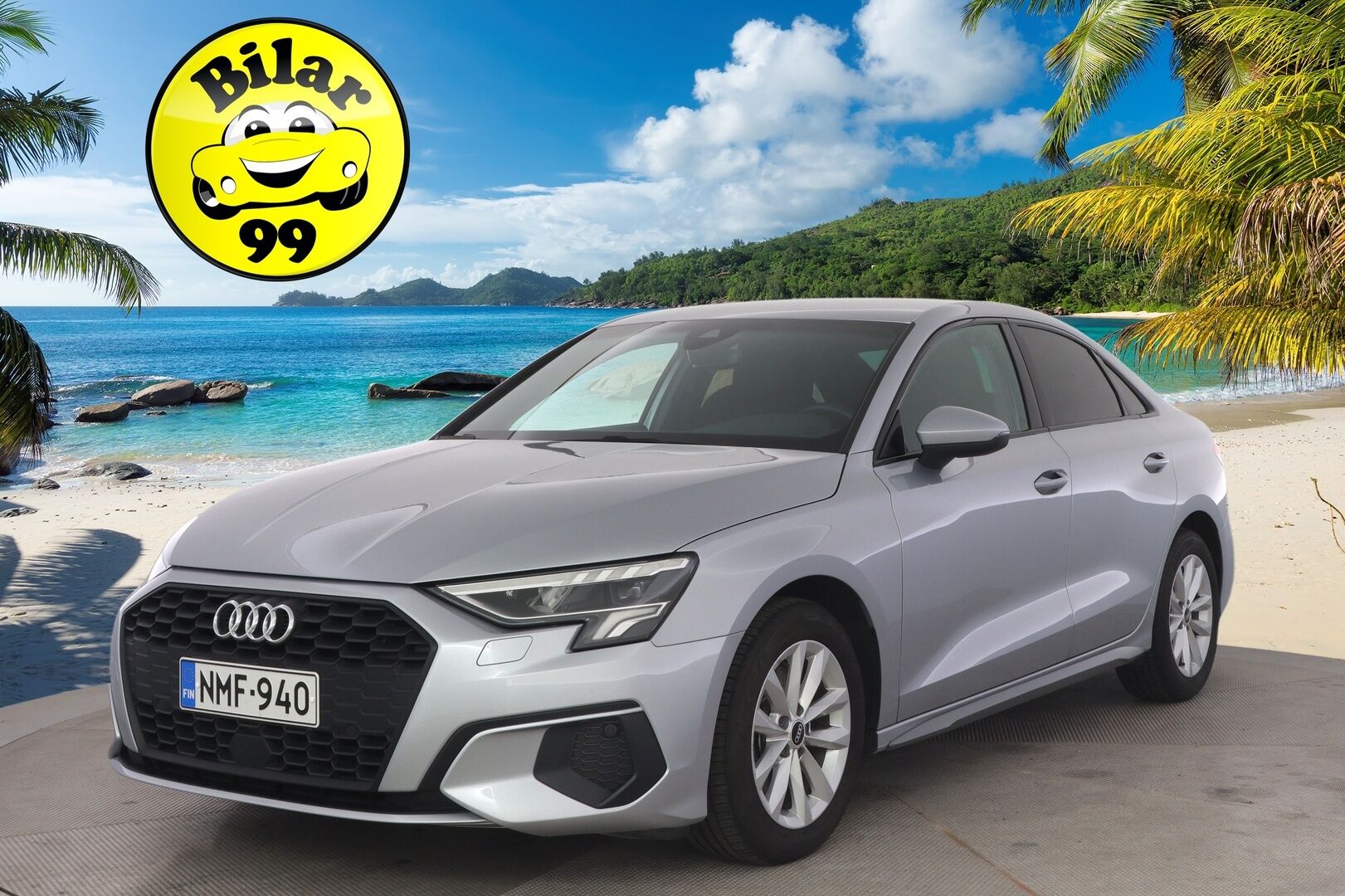 Audi A3 2021 Business Sport Sedan 30 TFSI 81kW MHEV S tronic**1.Om Suomi-auto / Webasto / Adapt.vakkari / LED-valot / Sporttipenkit** - Todella kattavat varusteet / Muotiväri / Hyvin pidetty yksilö!