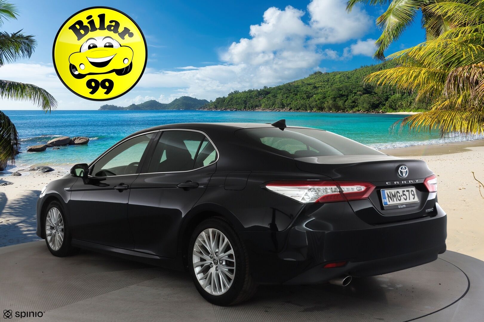 Toyota Camry 2021 2,5 Hybrid Style Business * ACC / P.kamera / LED / Navi / Sähköpenkit / KeylessGo / Lohkolämmitin / Nahat * - 1.Om Suomi-auto / Kahdet renkaat aluvanteilla