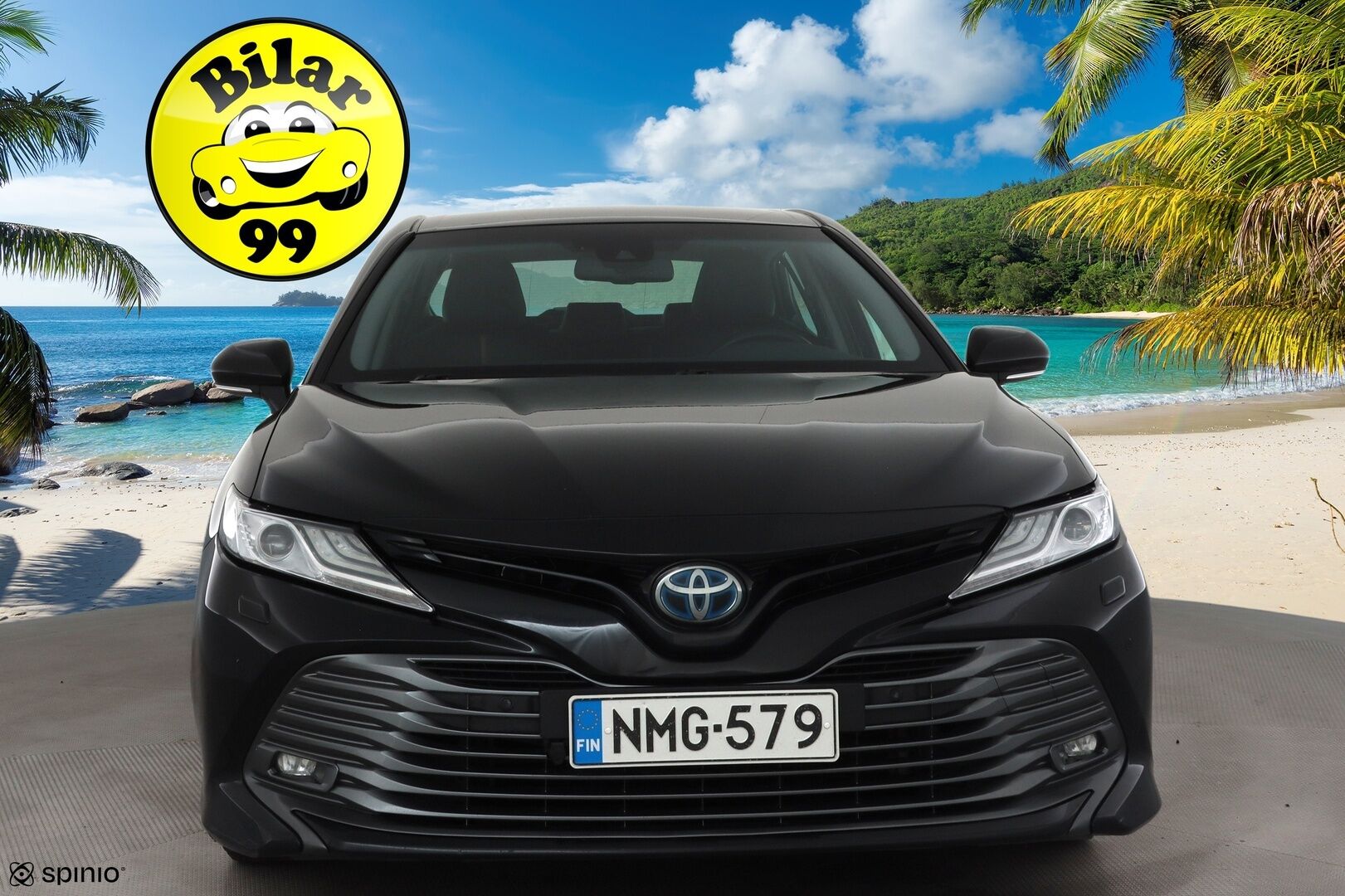 Toyota Camry 2021 2,5 Hybrid Style Business * ACC / P.kamera / LED / Navi / Sähköpenkit / KeylessGo / Lohkolämmitin / Nahat * - 1.Om Suomi-auto / Kahdet renkaat aluvanteilla