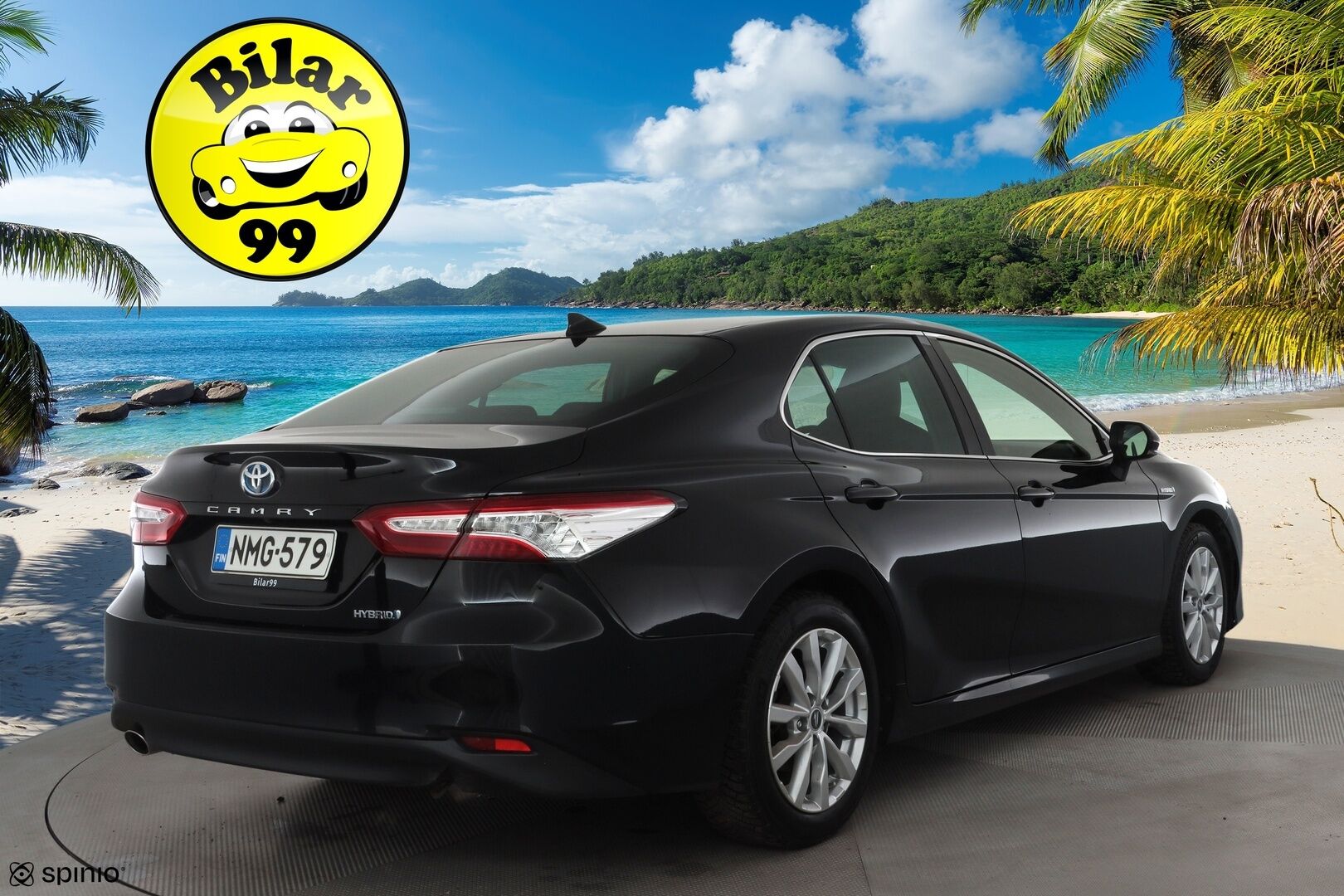 Toyota Camry 2021 2,5 Hybrid Style Business * ACC / P.kamera / LED / Navi / Sähköpenkit / KeylessGo / Lohkolämmitin / Nahat * - 1.Om Suomi-auto / Kahdet renkaat aluvanteilla