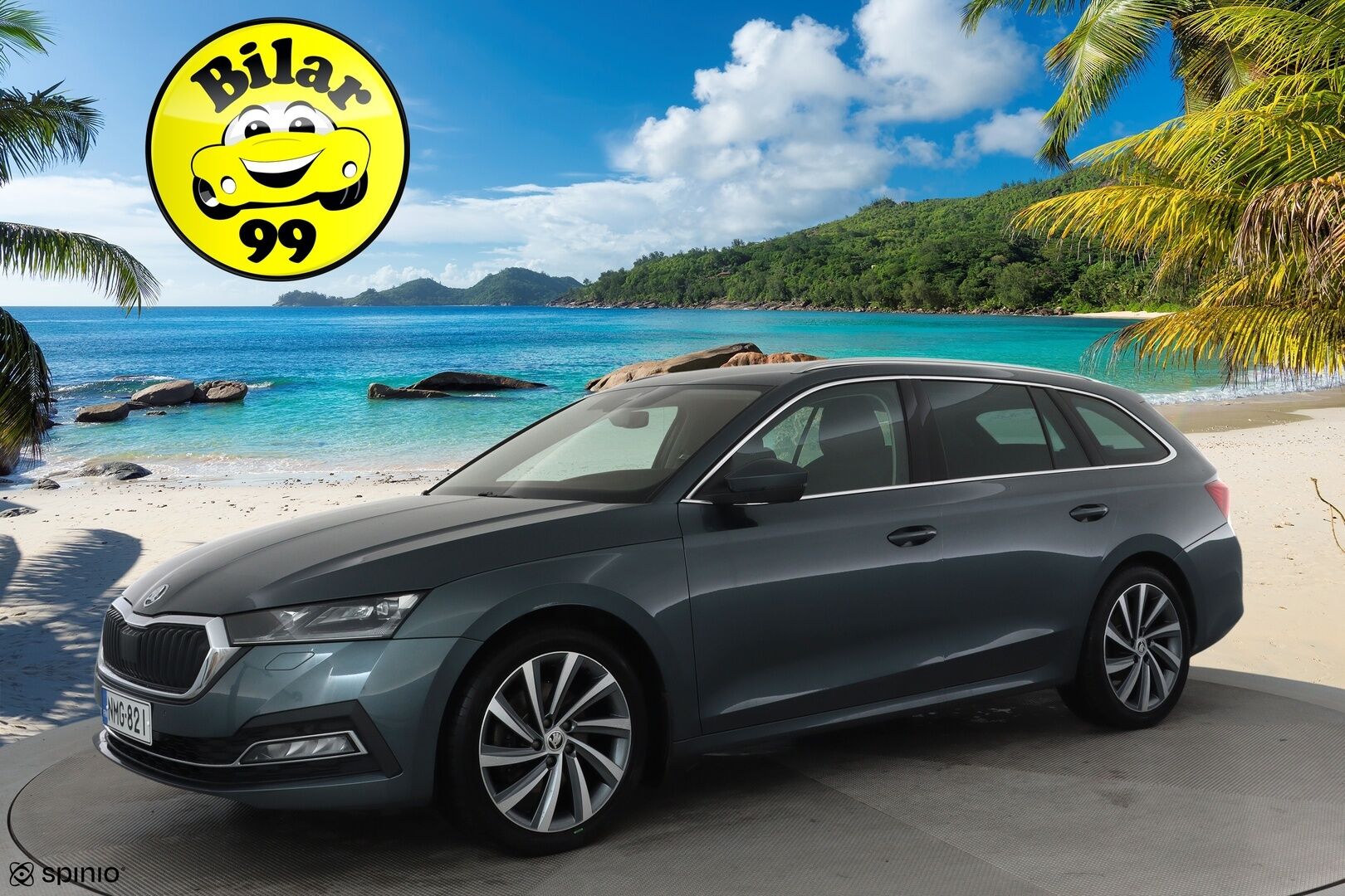 Skoda Octavia 2021 Combi 2,0 TDI 200 4x4 Style DSG **HUD / Webasto / Koukku / ACC / Matrix-LED / P.Kamera / Navi / Kaistavahti / Keyless** - Suomi-auto / Kahdet Renkaat / Merkkihuollettu!