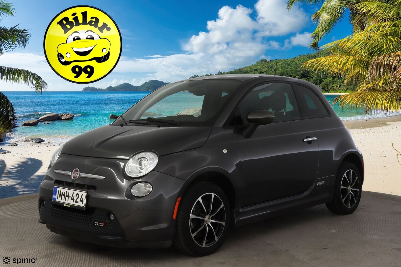 Fiat 500e 2016 500E Viistoperä * Vakkari / Navi / Ilmastointi / Nahkapenkit * - * Siistikuntoinen, näppärä ja edullinen käyttöauto! *  Tähän myös todella pieni kuukausierä! * 
