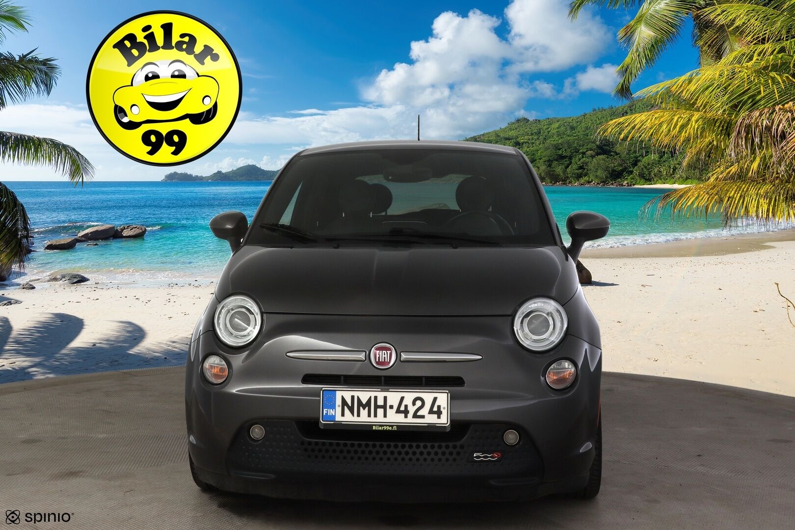 Fiat 500e 2016 Viistoperä * Vakkari / Navi / Ilmastointi / Nahkapenkit * - * Siistikuntoinen, näppärä ja edullinen käyttöauto! *  Tähän myös todella pieni kuukausierä! * - HULLU BLACKWEEK KORKOTARJOUS 2,49%