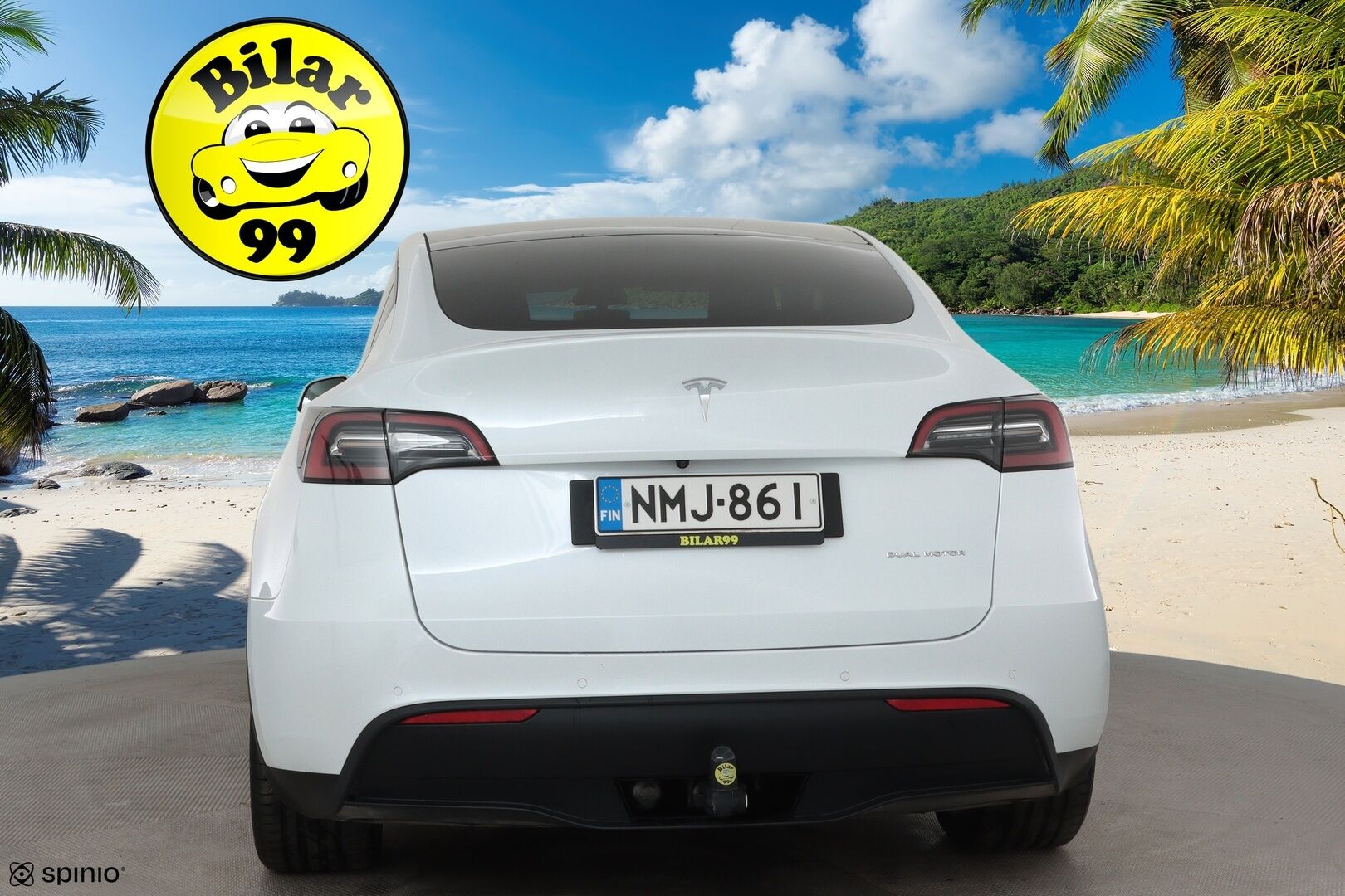 Tesla Model Y 2021 Long Range **Lämpöpumppu / Koukku / Adapt.Vakkari / Matrix-LED / P.kamera / Muistipenkki / Lasikatto / Navi** - 1-om Suomi-auto / Kahdet Renkaat 