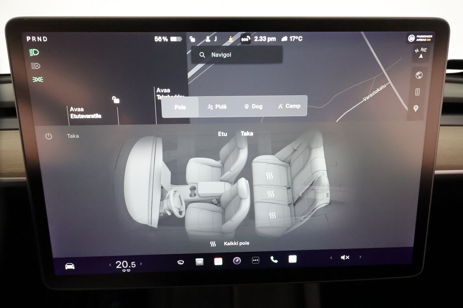 Tesla Model Y 2021 Long Range **Lämpöpumppu / Koukku / Adapt.Vakkari / Matrix-LED / P.kamera / Muistipenkki / Lasikatto / Navi** - 1-om Suomi-auto / Kahdet Renkaat 