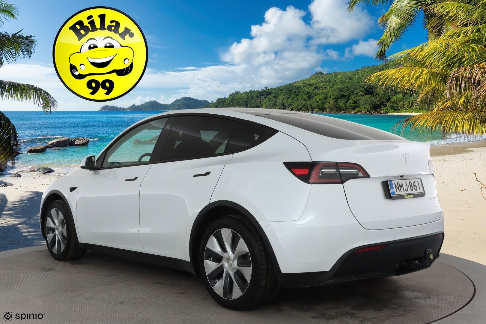 Tesla Model Y 2021 Long Range **Lämpöpumppu / Koukku / Adapt.Vakkari / Matrix-LED / P.kamera / Muistipenkki / Lasikatto / Navi** - 1-om Suomi-auto / Kahdet Renkaat 
