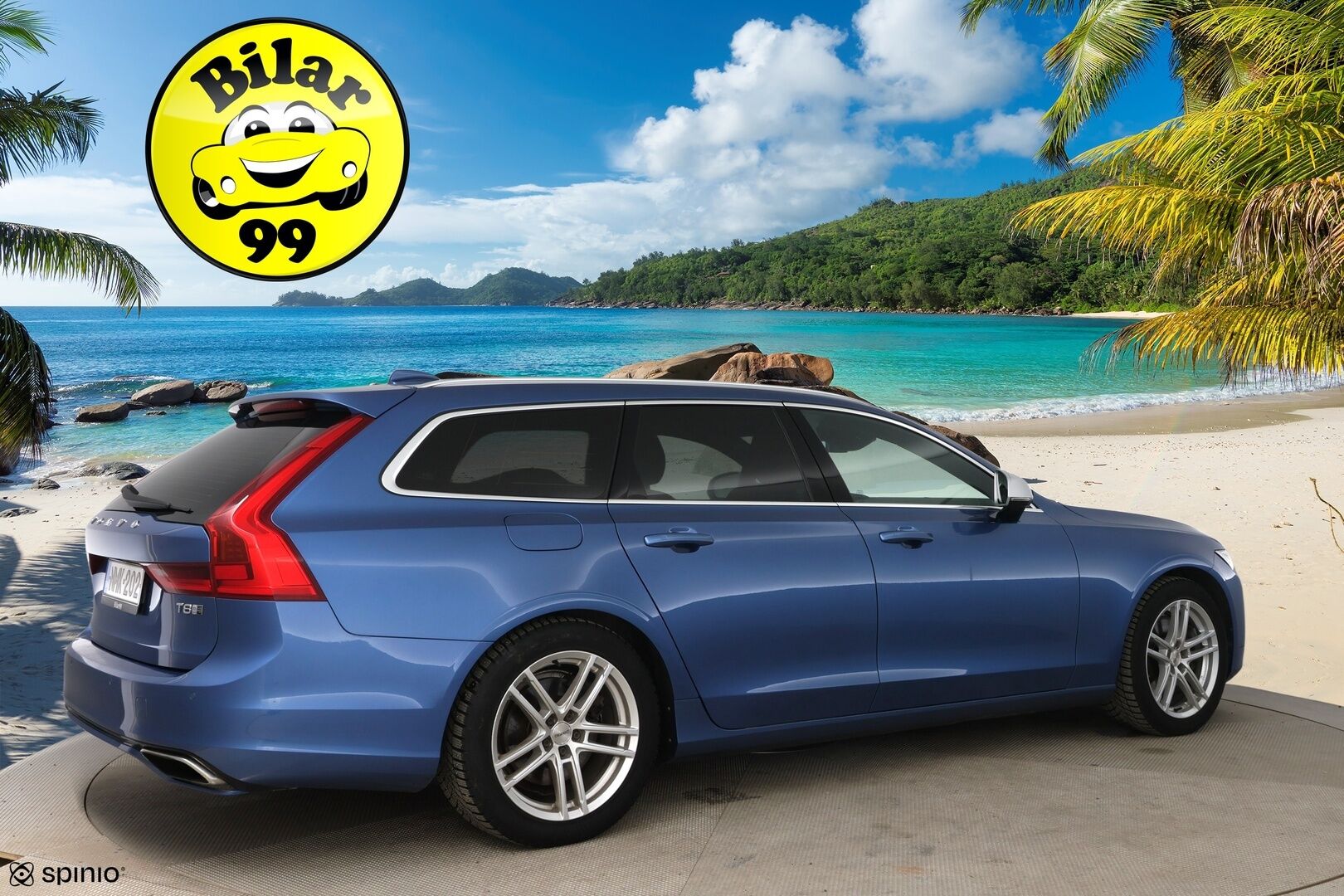 Volvo V90 2018 T8 AWD R-Design aut * Muistipenkit hieronnalla / ACC / Webasto / Ilmastoidut nahat / Panorama * - Huippu varusteltu! / 2x vanteet / Apple & Android / High. perf audio