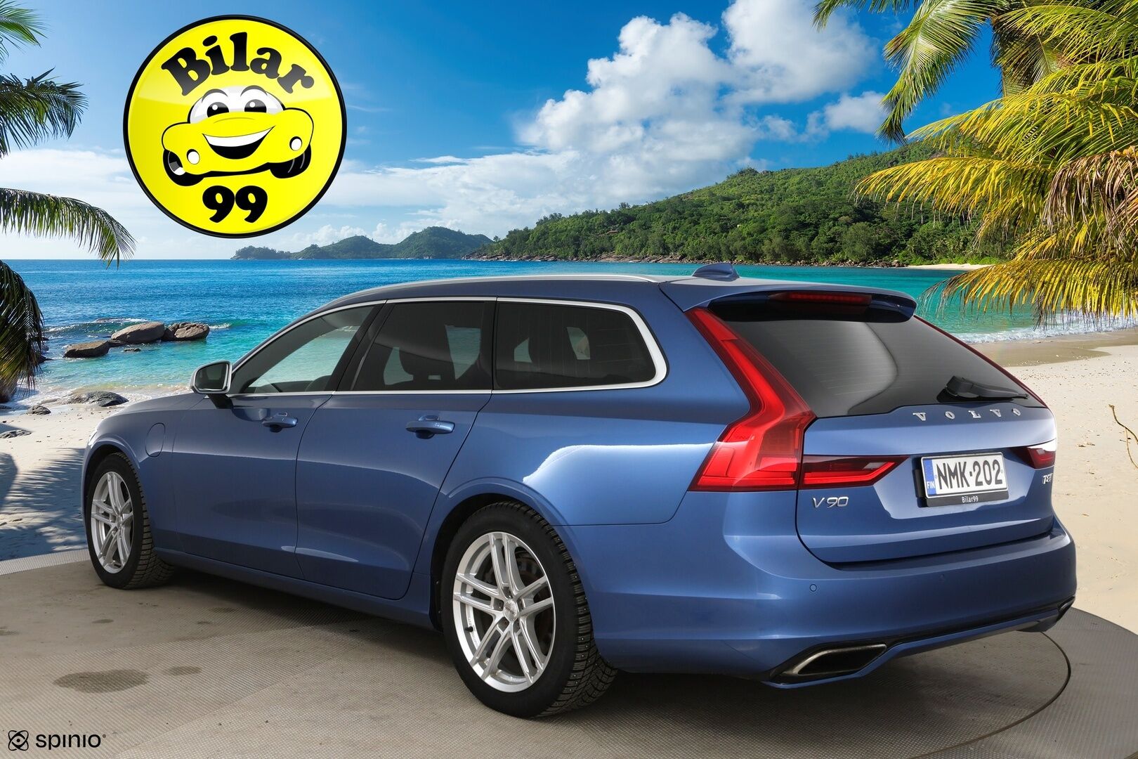 Volvo V90 2018 T8 AWD R-Design aut * Muistipenkit hieronnalla / ACC / Webasto / Ilmastoidut nahat / Panorama * - Huippu varusteltu! / 2x vanteet / Apple & Android / High. perf audio