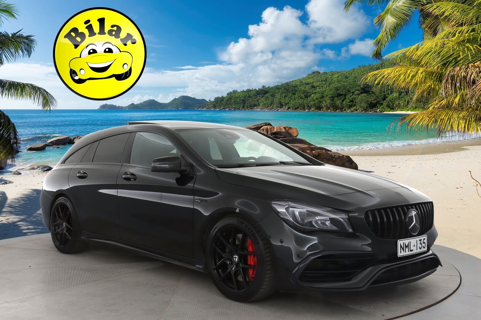 Mercedes-Benz CLA 45 AMG 2017 4Matic Shooting Brake - | Sport-putkisto | DTR+ | Harman&Kardon | Panorama | P.kamera & tutkat | Muistipenkki | Nahka-alcantara | LED High Performance | 