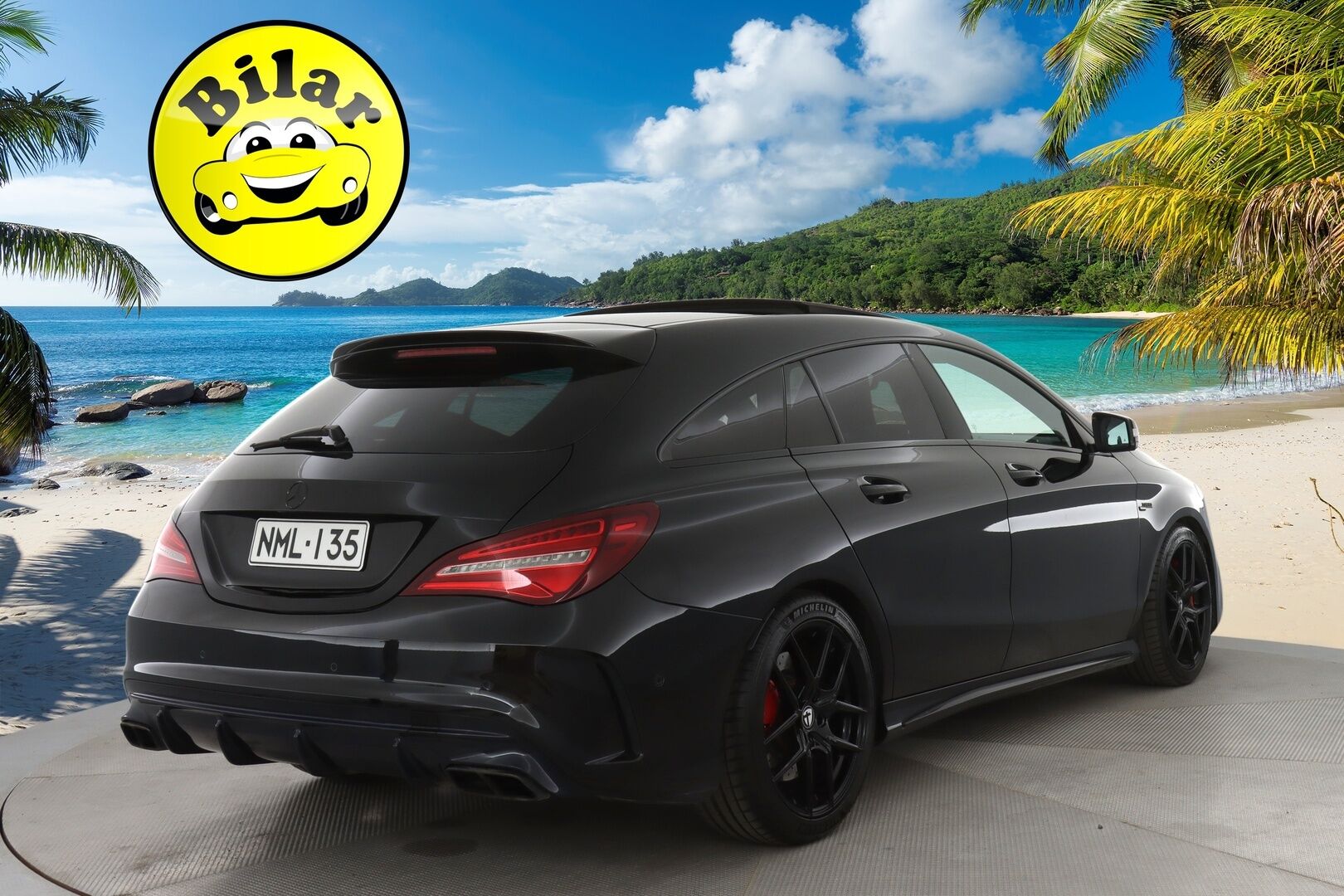Mercedes-Benz CLA 45 AMG 2017 4Matic Shooting Brake - | Sport-putkisto | DTR+ | Harman&Kardon | Panorama | P.kamera & tutkat | Muistipenkki | Nahka-alcantara | LED High Performance | 