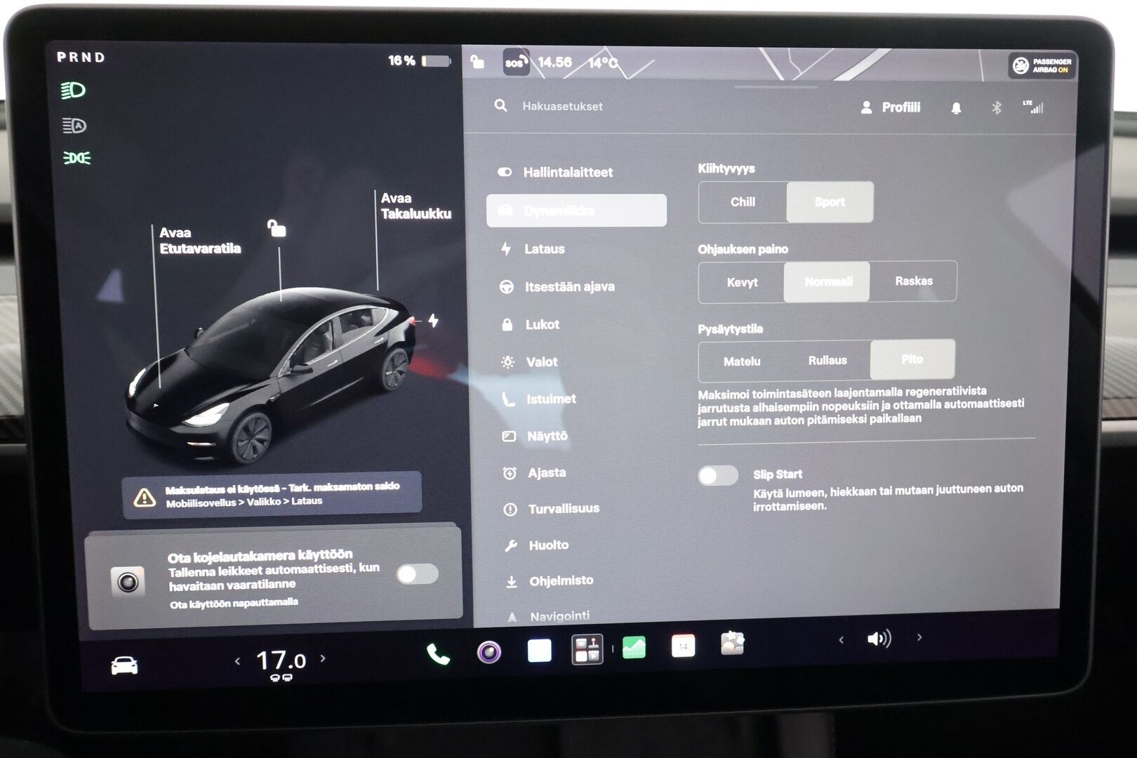 Tesla Model 3 2021 Long Range - | ACC | Refresh | Lasikatto | Premium Audio | Matrix | Sähkönahat | Muistipenkki | P.kamera | Oikeat p.tutkat | Autosteer | Keyless | 