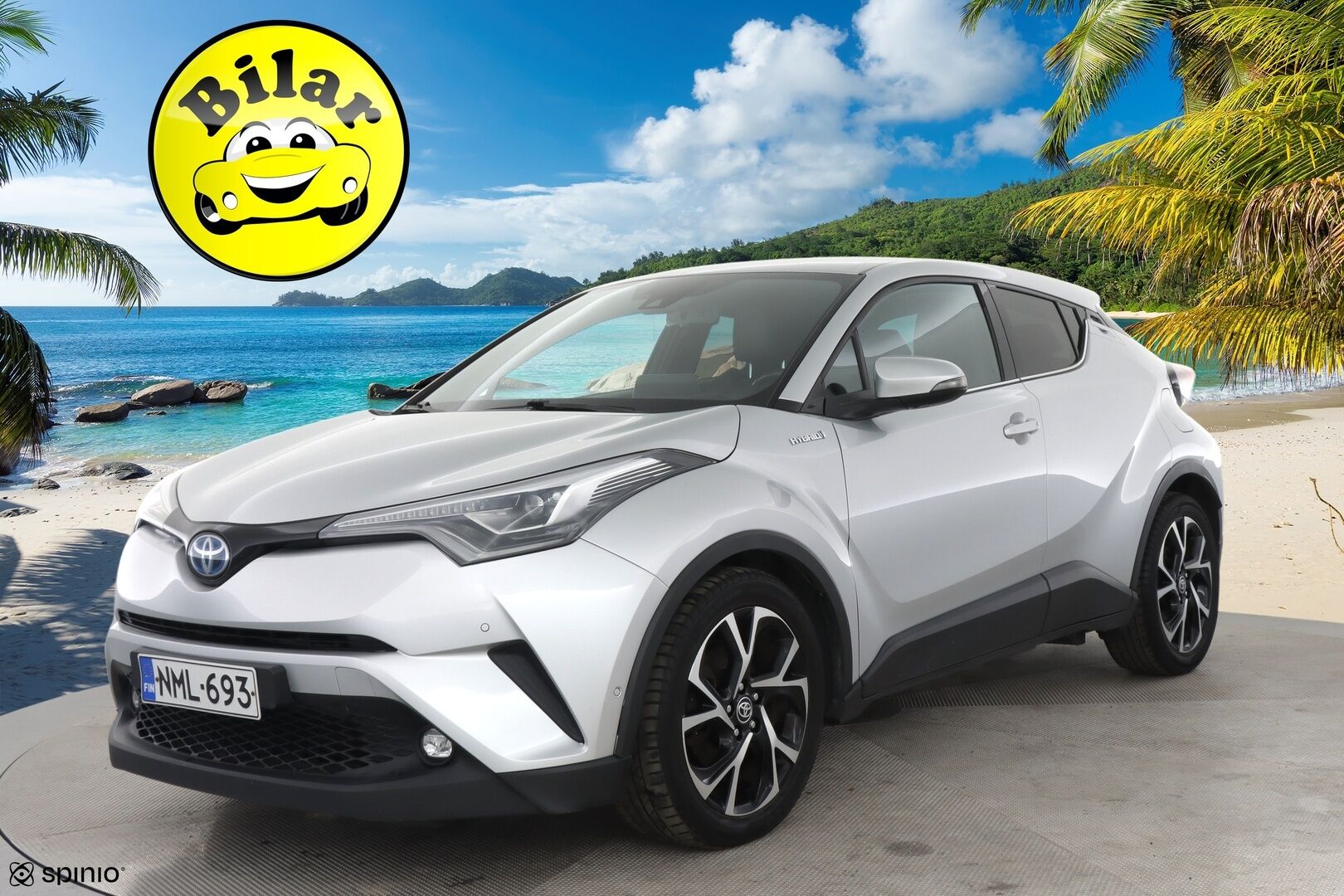 Toyota C-HR 2017 1,8 Hybrid Active - | P-kamera | Puolinahkasisusta | BSM | Keyless | Ledit | Kaistavahti | 2x Toyotan aluvanteet |