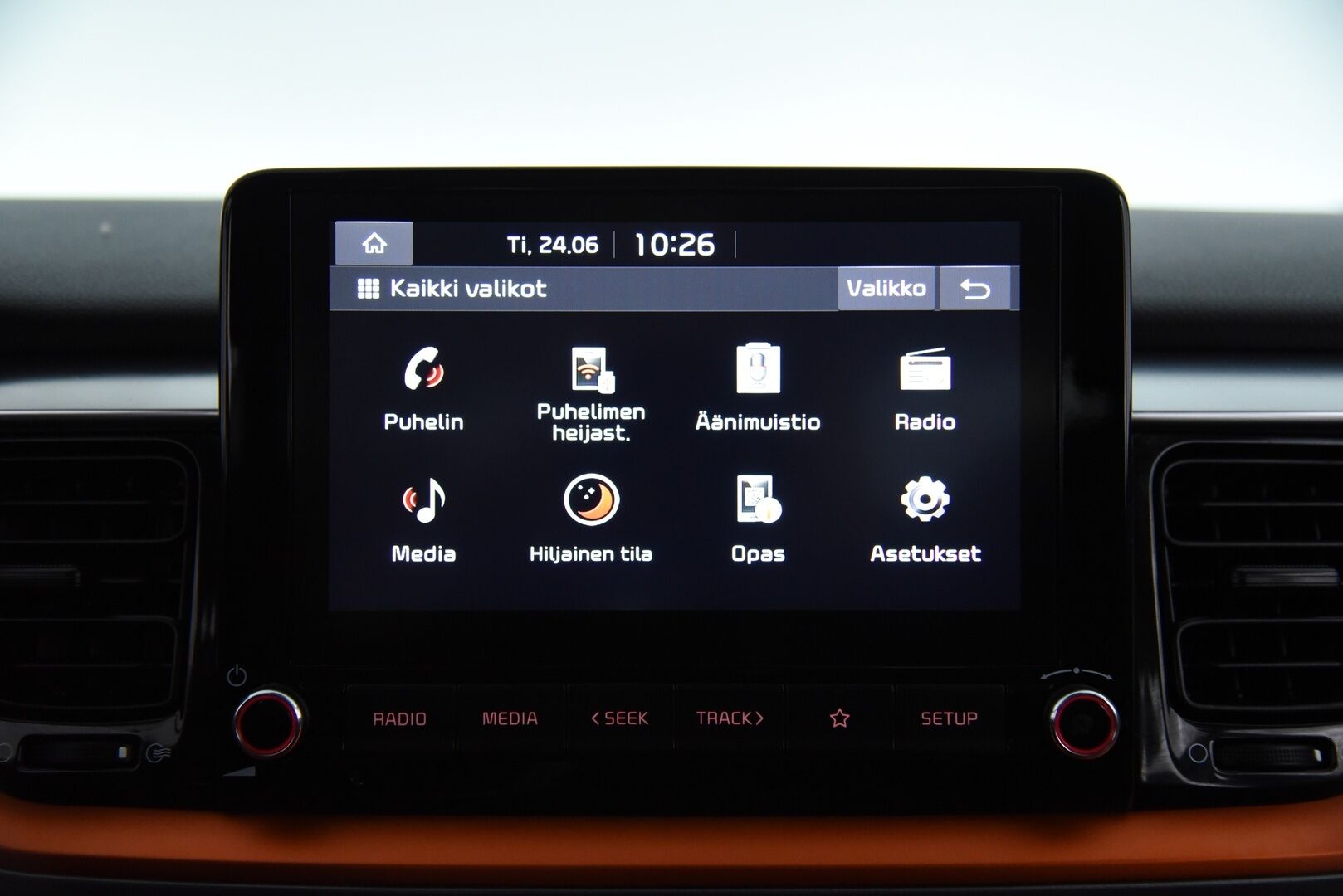 Kia Stonic 2021 1,0 T-GDI 100hv EX Design DCT / 1-om. Suomi-auto / Ratinlämmitin / LED / P. Kamera / Navi / - 2x renkaat&vanteet / Todella siisti! / Merkkihuollettu