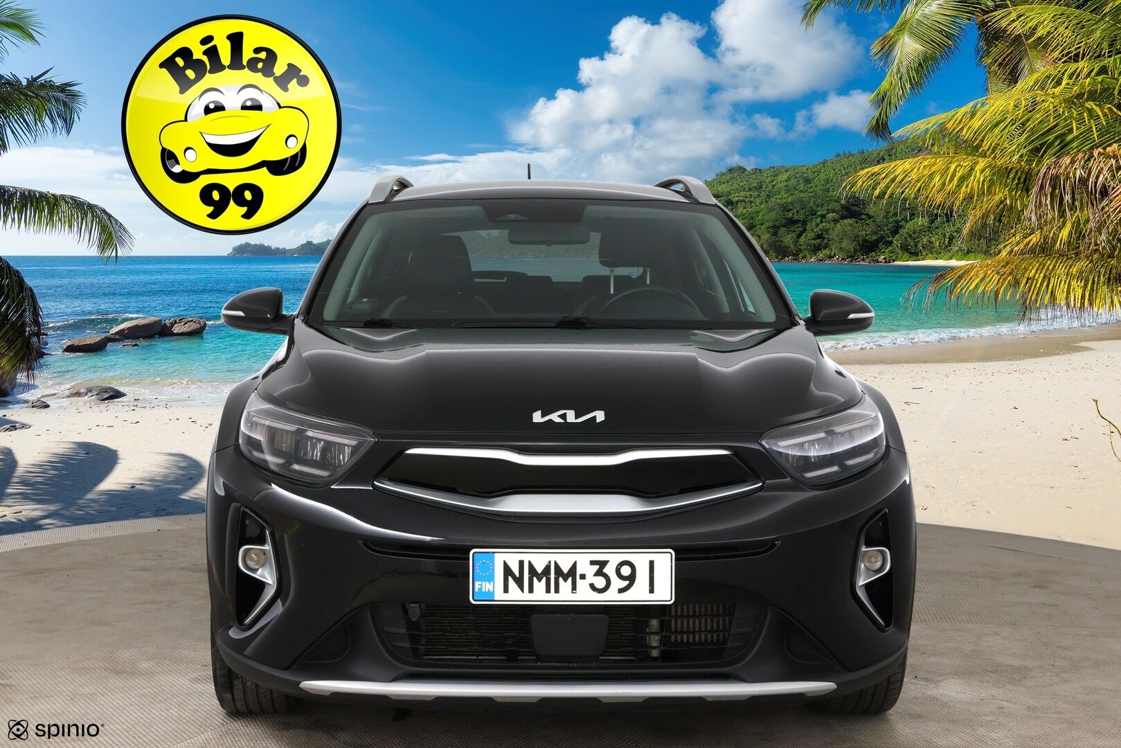 Kia Stonic 2021 1,0 T-GDI 100hv EX Design DCT / 1-om. Suomi-auto / Ratinlämmitin / LED / P. Kamera / Navi / - 2x renkaat&vanteet / Todella siisti! / Merkkihuollettu